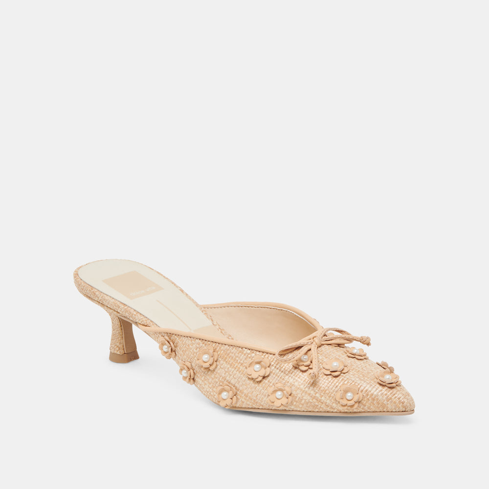 CAMILO HEELS LT NATURAL RAFFIA | Women Dolce Vita