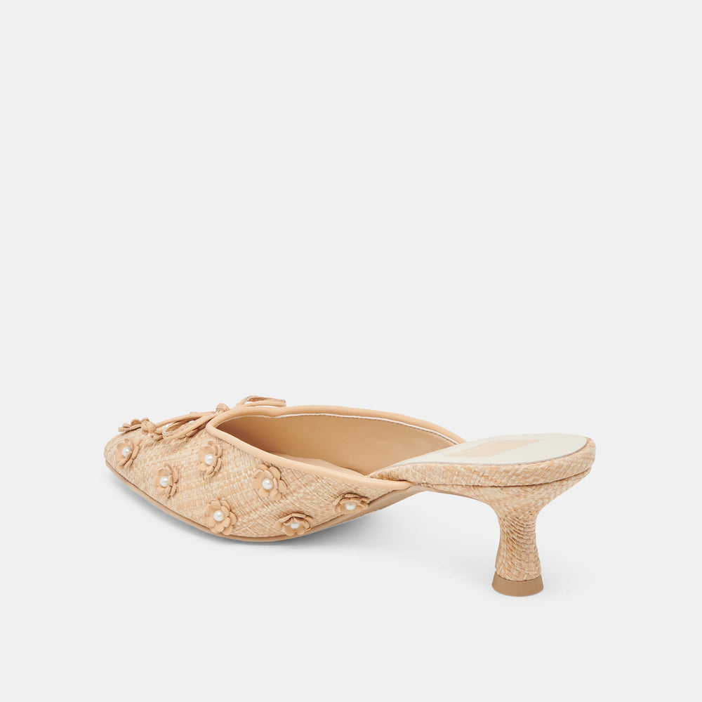 CAMILO HEELS LT NATURAL RAFFIA | Women Dolce Vita