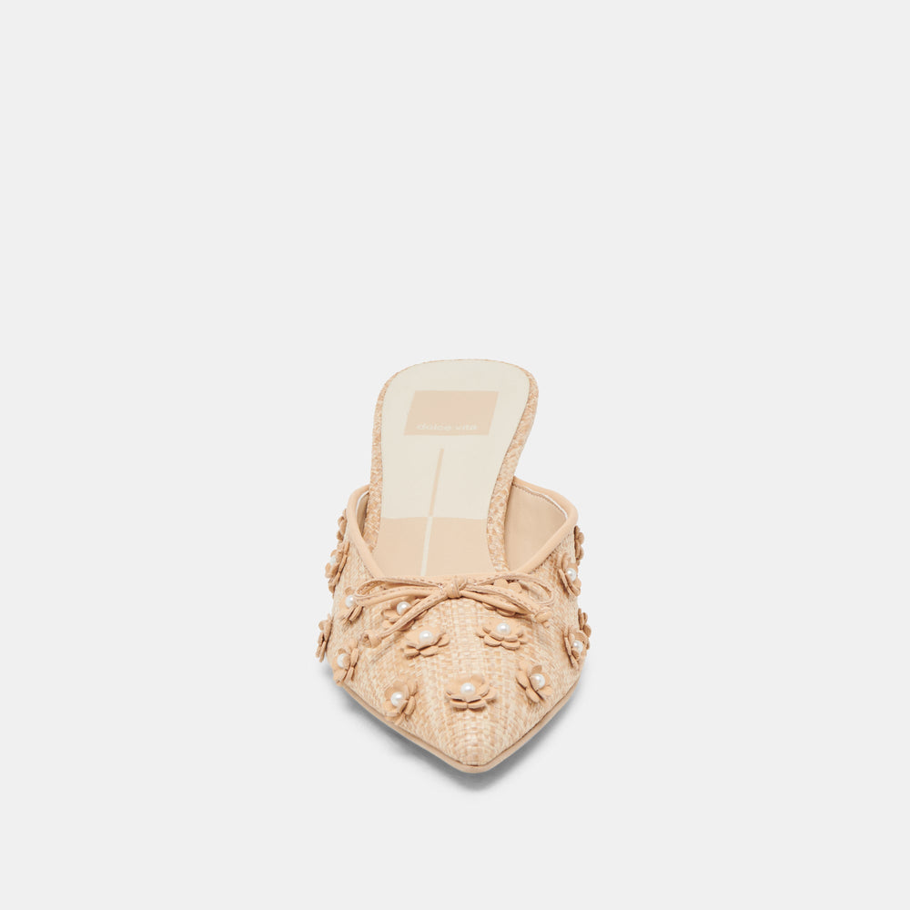 CAMILO HEELS LT NATURAL RAFFIA | Women Dolce Vita