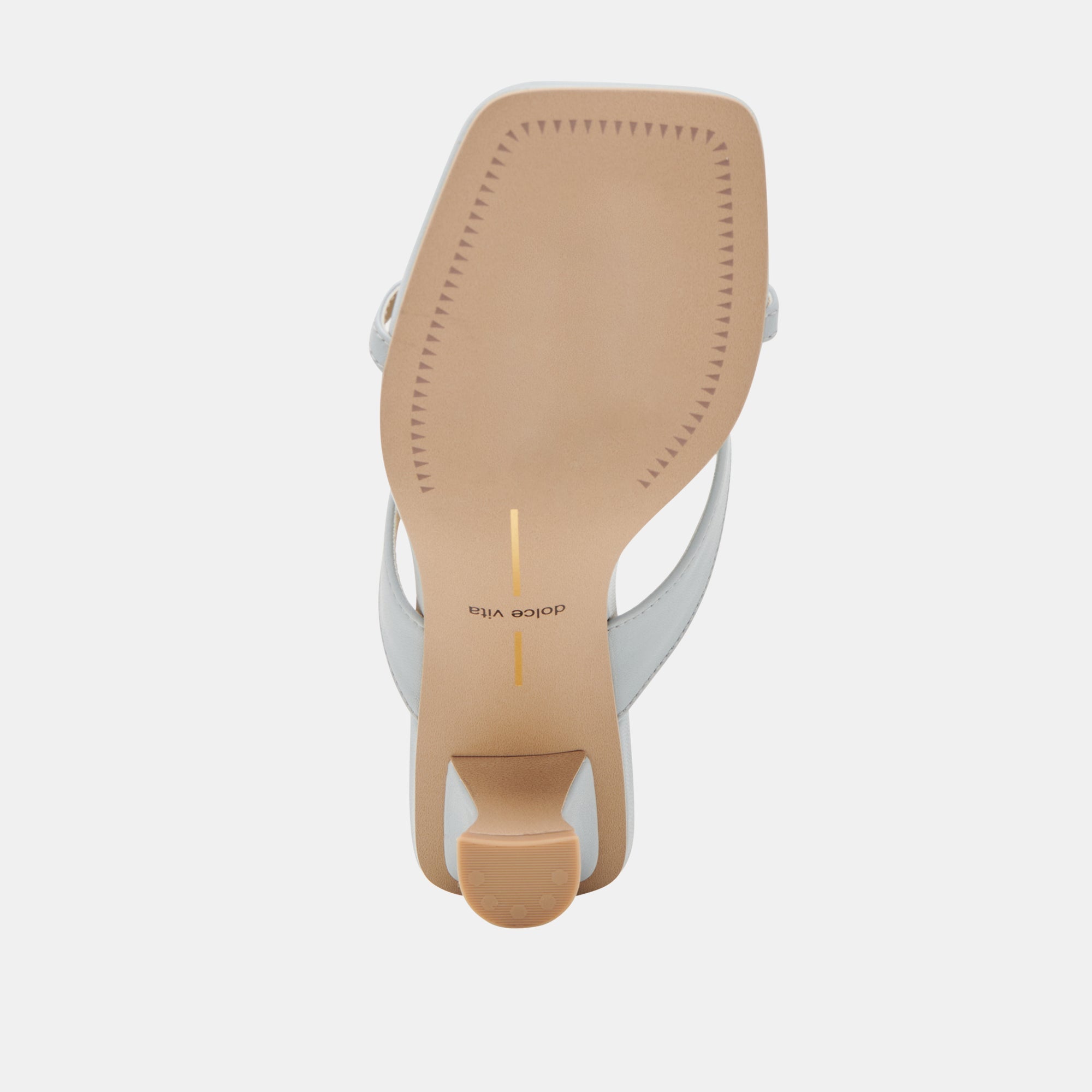 BREVEL WIDE HEELS LIGHT BLUE LEATHER | Women Dolce Vita