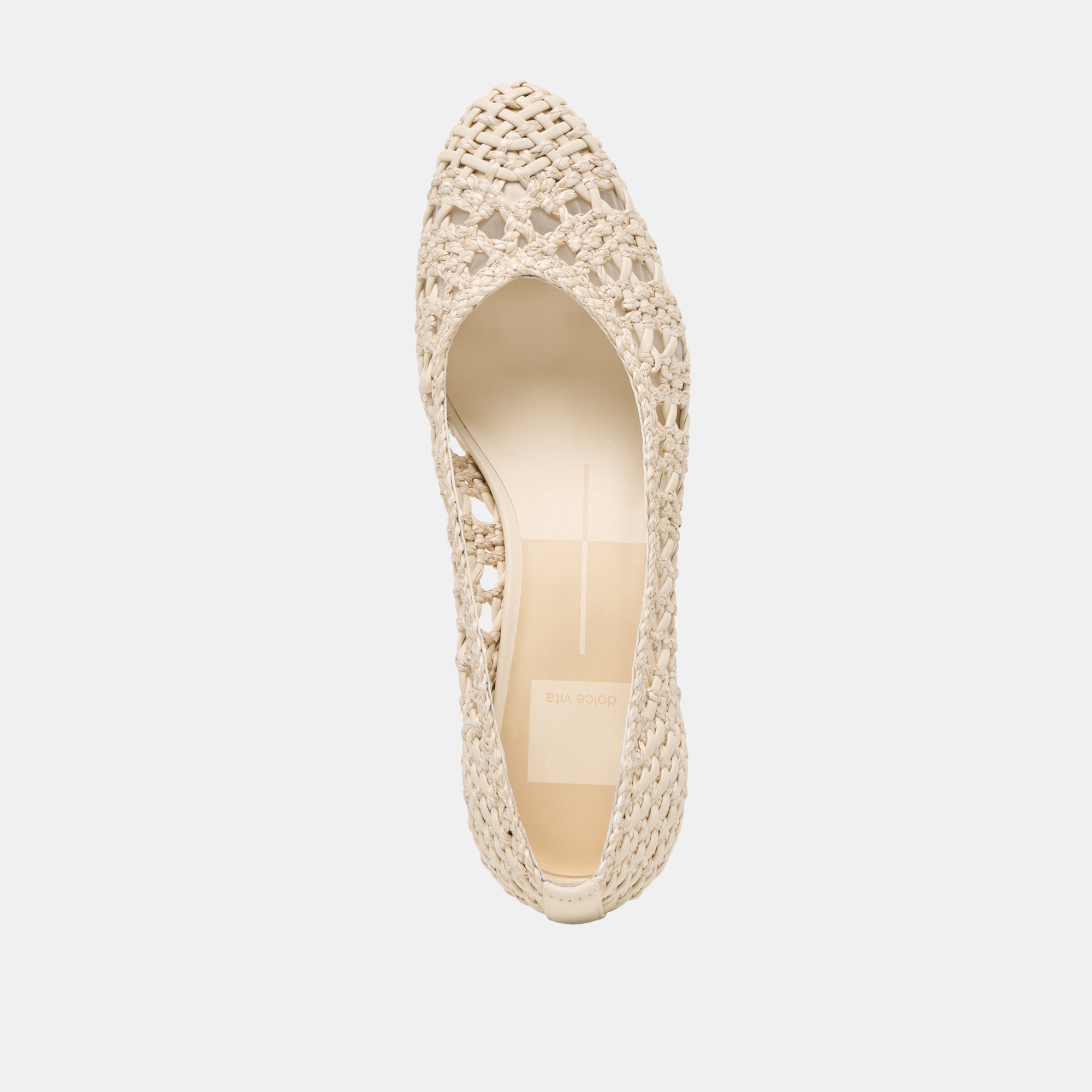 Lula Ivory Multi Woven Raffia Heels | Dolce Vita Women