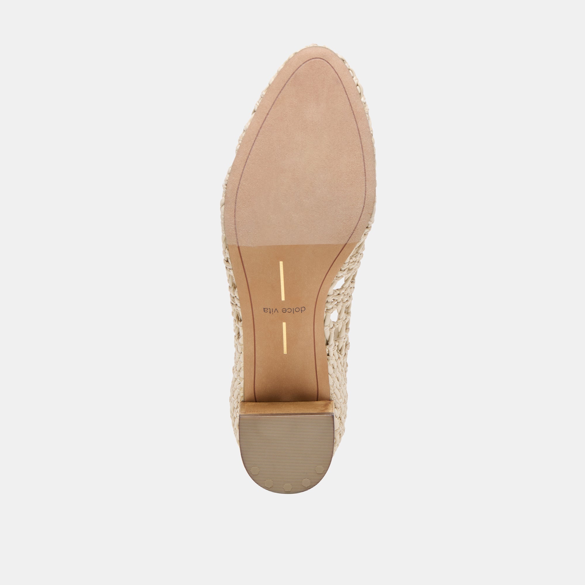 Lula Ivory Multi Woven Raffia Heels | Dolce Vita Women