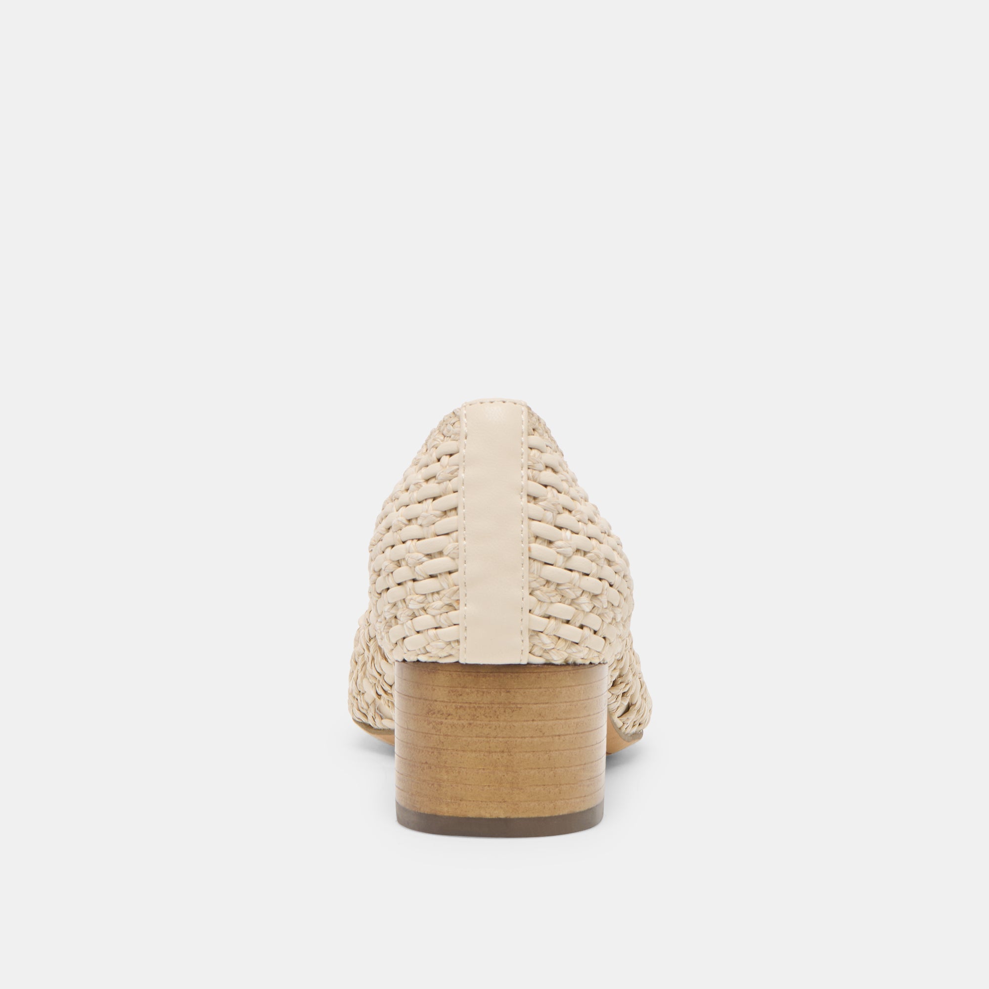 Lula Ivory Multi Woven Raffia Heels | Dolce Vita Women