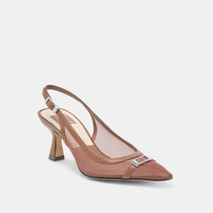 Lorine Espresso Mesh Heels | Dolce Vita Women