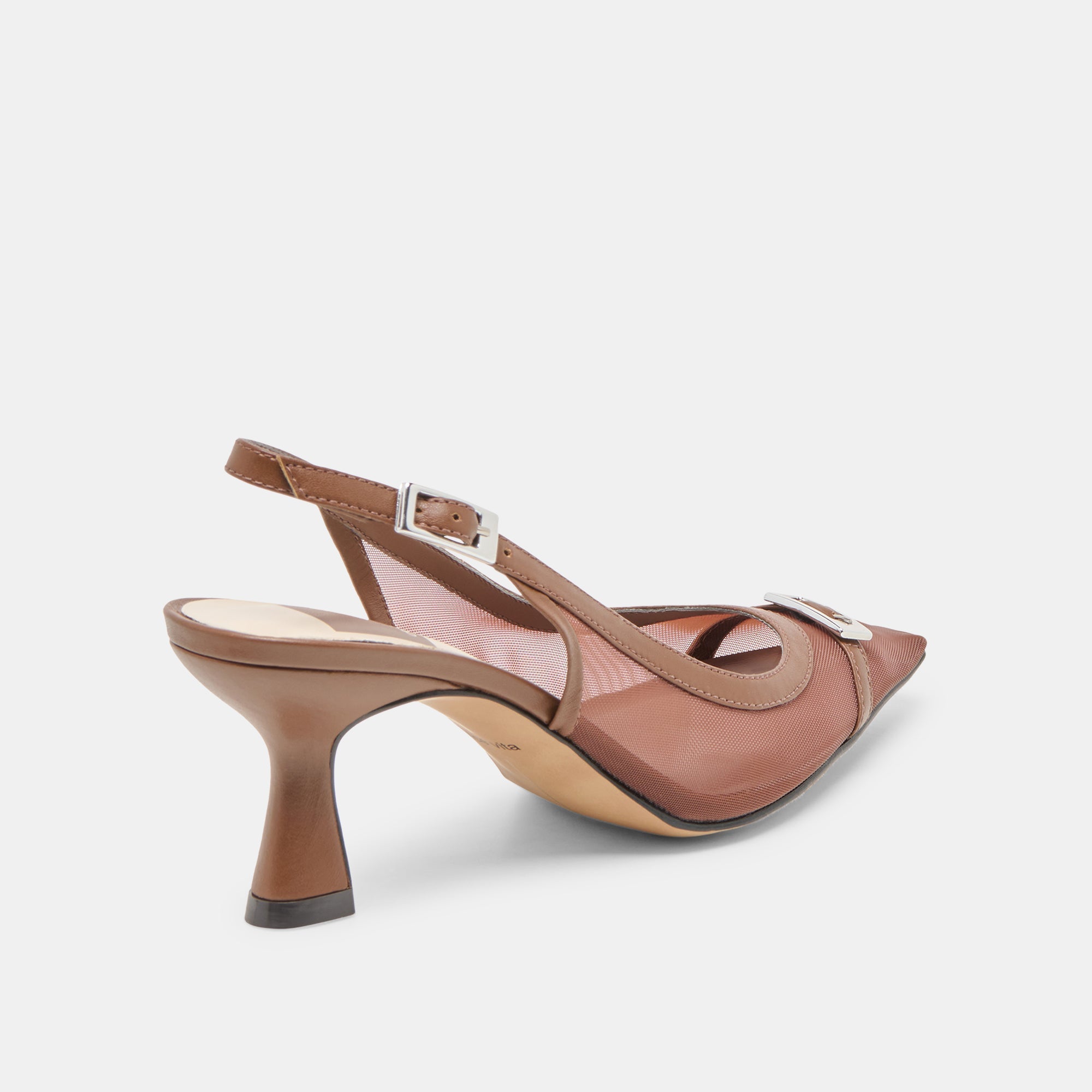Lorine Espresso Mesh Heels | Dolce Vita Women