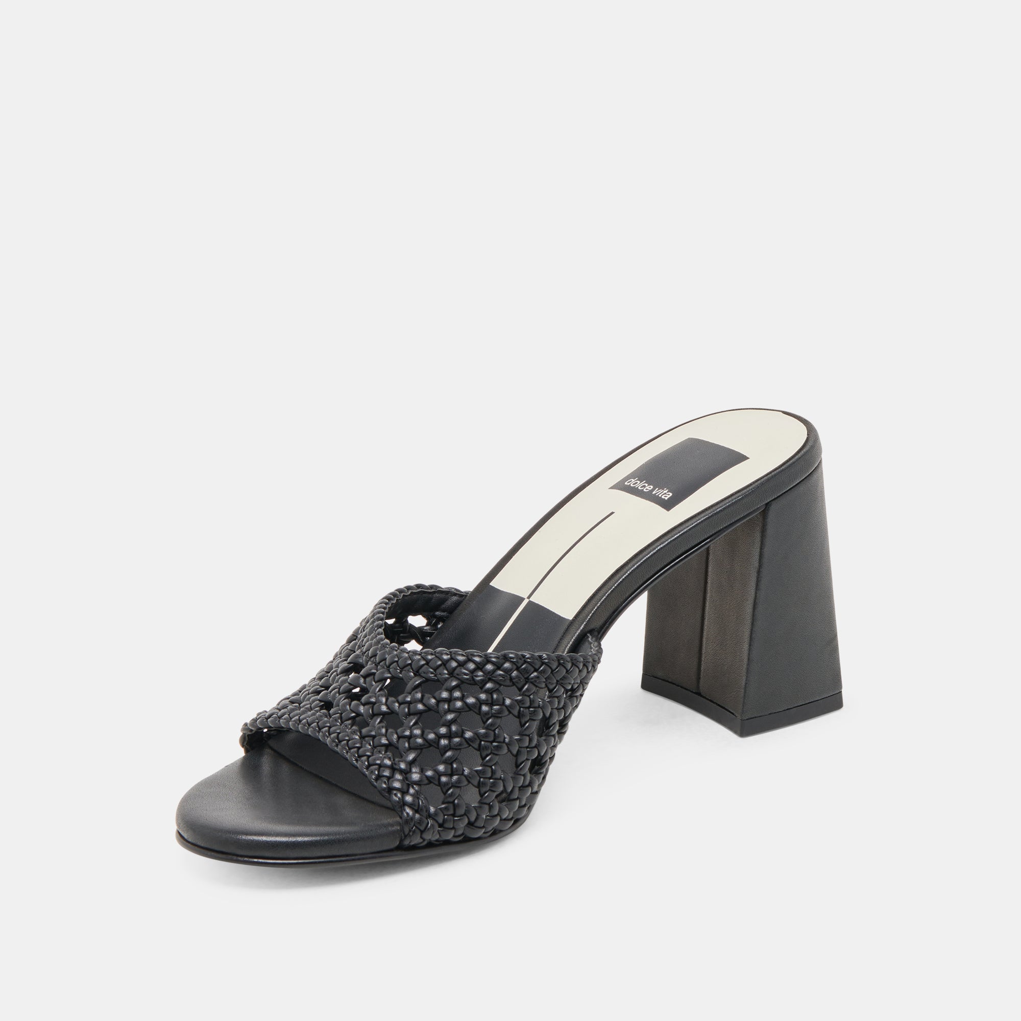MARGOE HEELS BLACK WOVEN STELLA | Women Dolce Vita