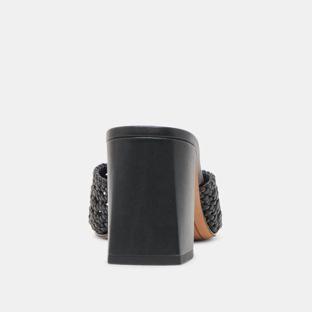 MARGOE HEELS BLACK WOVEN STELLA | Women Dolce Vita