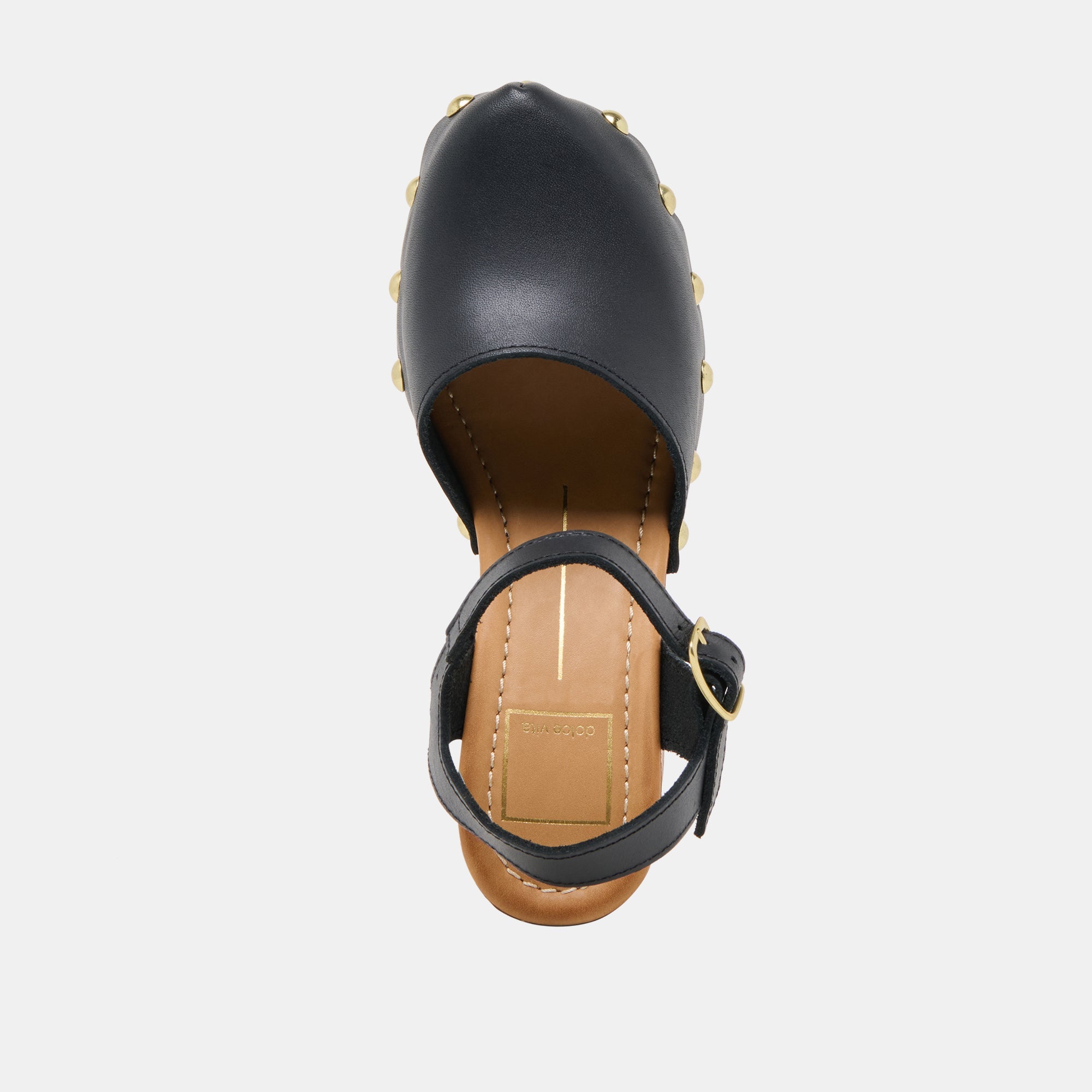 CLOVER HEELS BLACK LEATHER | Dolce Vita Women