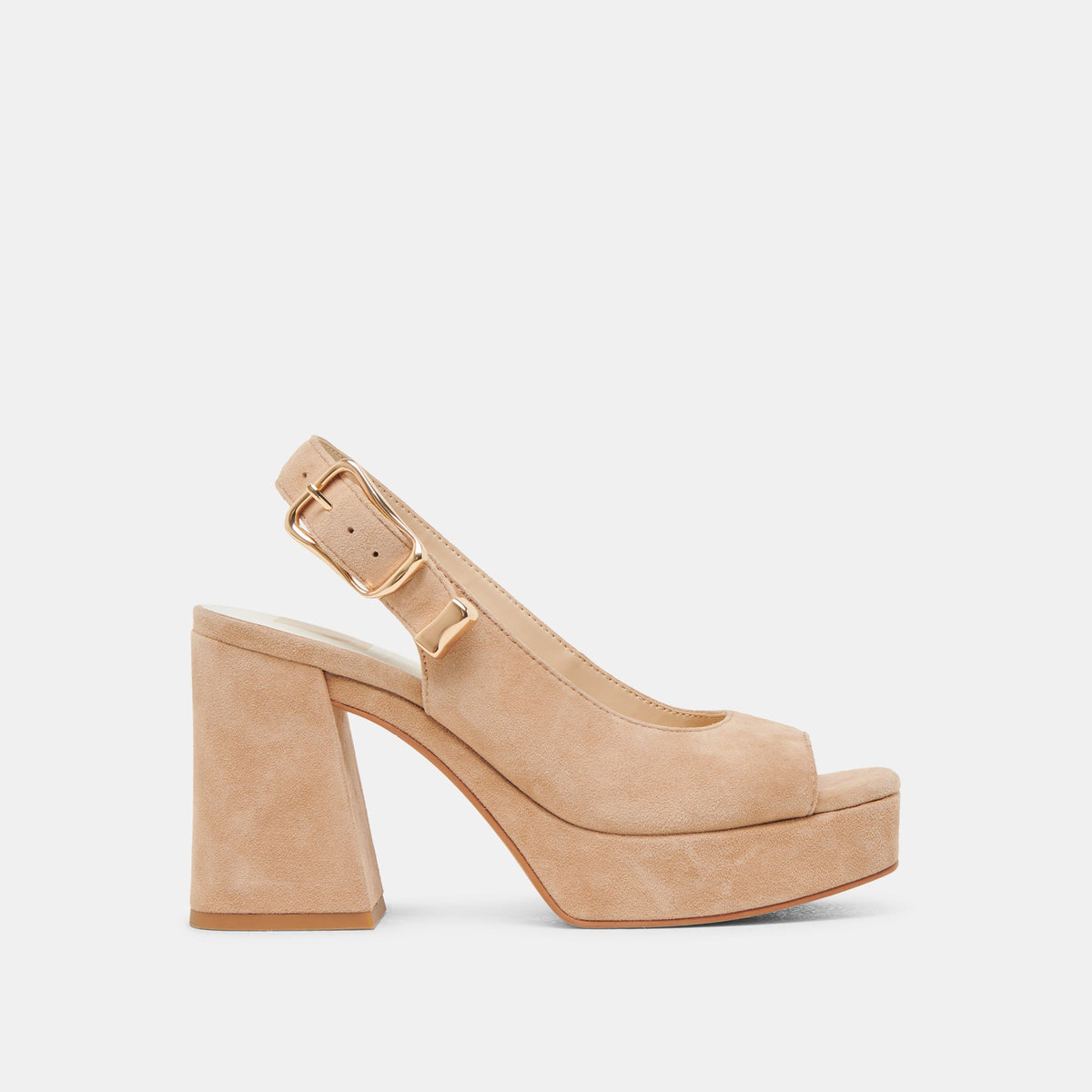 FLORES HEELS BAMBOO SUEDE | Women Dolce Vita