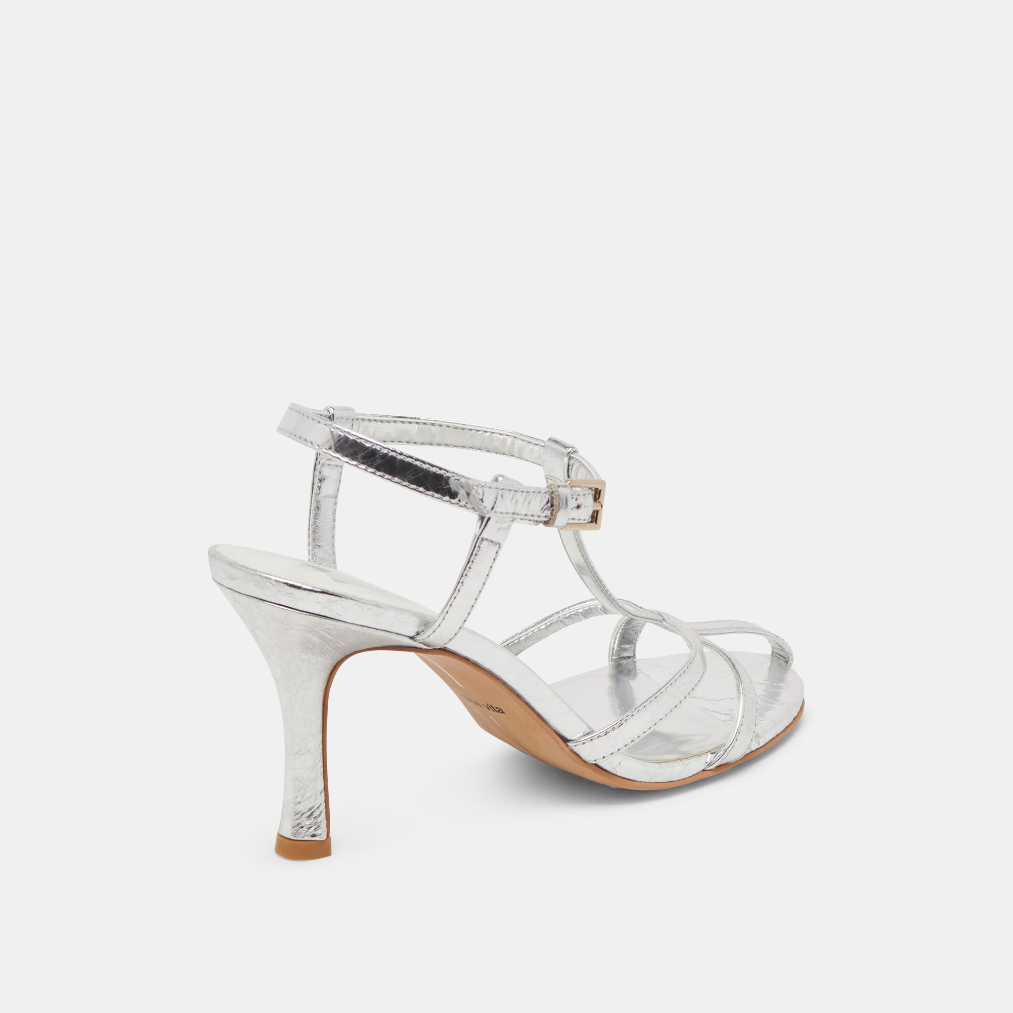 LIANE HEELS SILVER DISTRESSED LEATHER | Women Dolce Vita