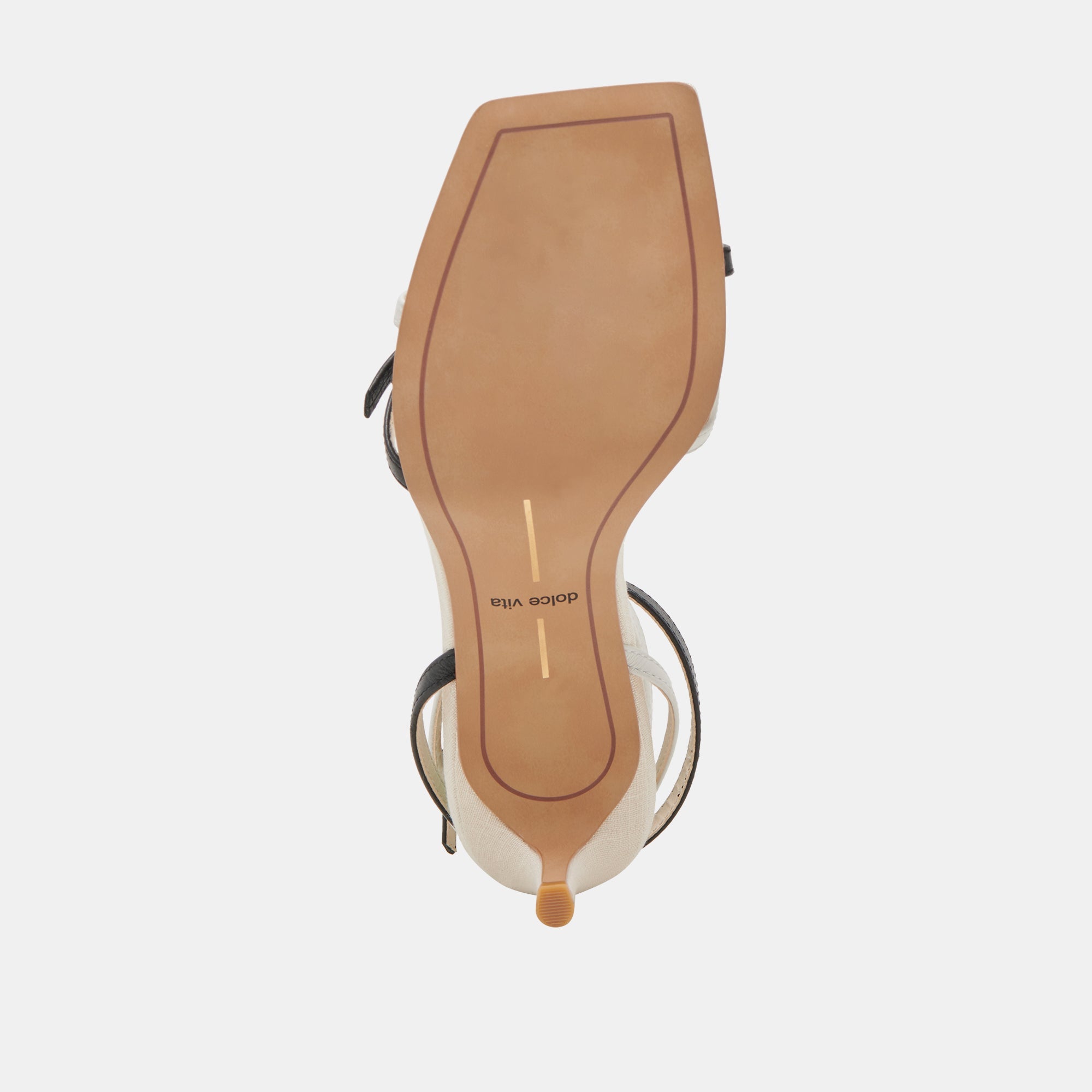 BAMBY HEELS WHITE BLACK LEATHER | Dolce Vita Women