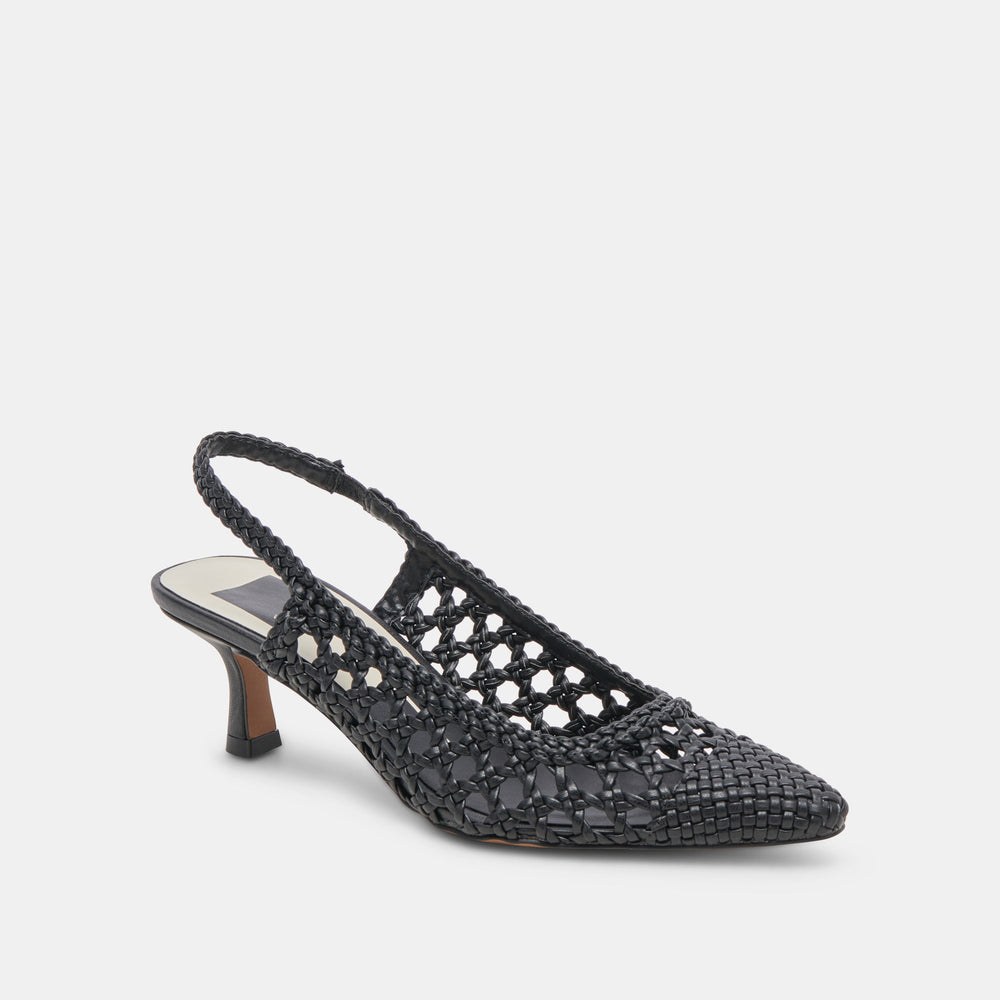 OLYMPA HEELS BLACK STELLA | Women Dolce Vita