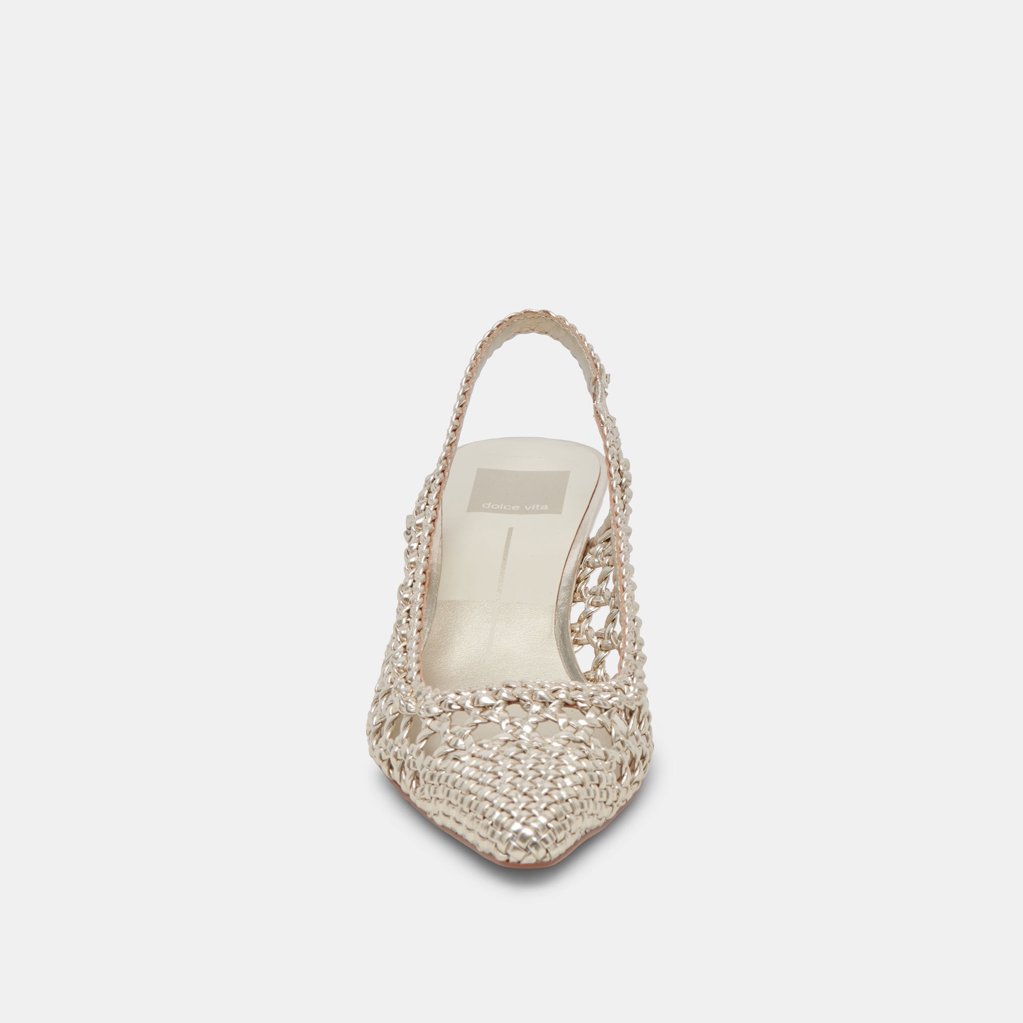 OLYMPA HEELS LIGHT GOLD METALLIC STELLA | Dolce Vita Women
