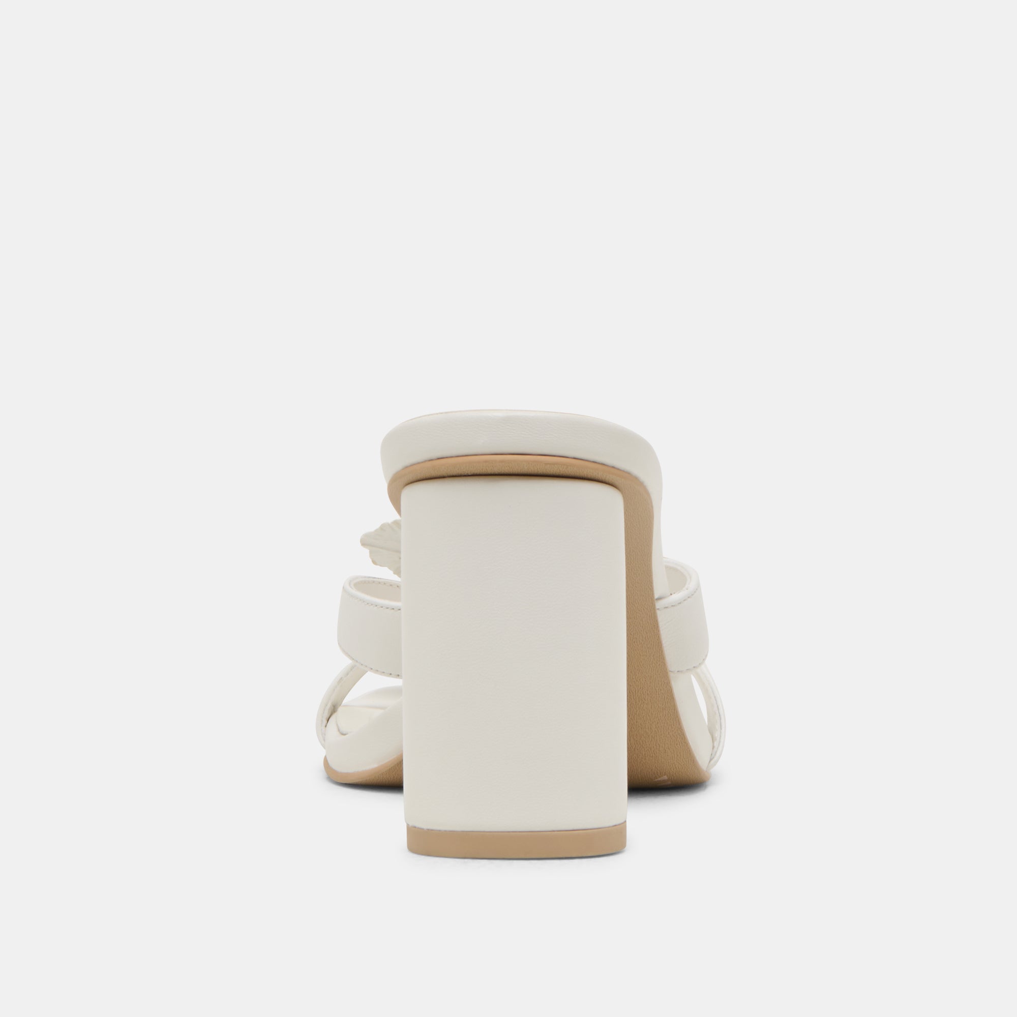 Nikil White Leather Heels | Women Dolce Vita