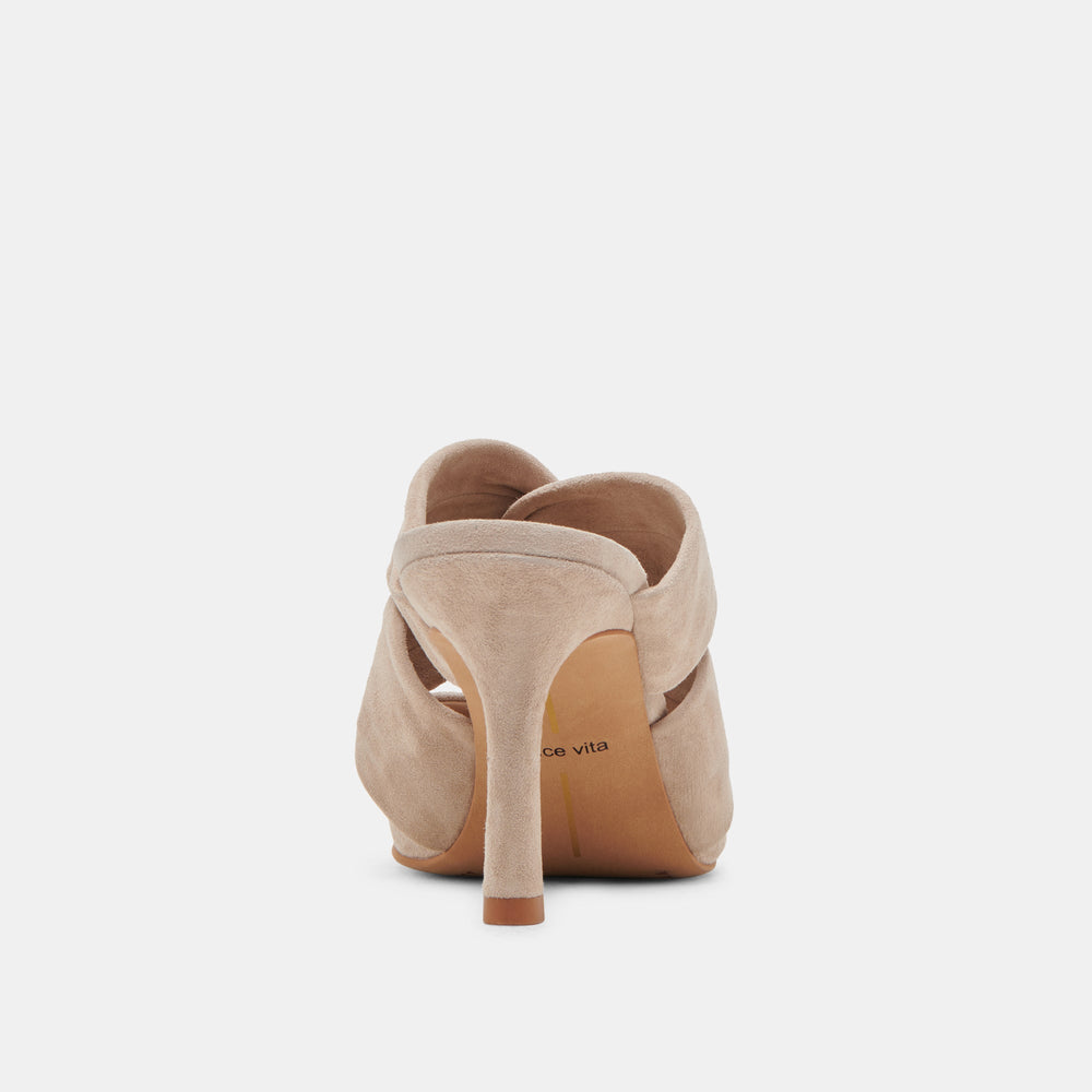 KELSY HEELS TAUPE SUEDE | Dolce Vita Women