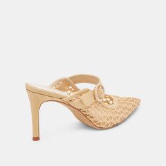 KEEKEE HEELS LT NATURAL WOVEN RAFFIA | Women Dolce Vita