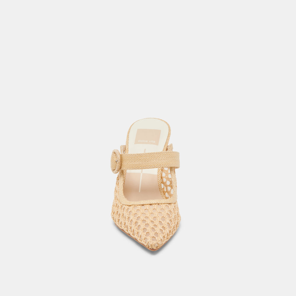KEEKEE HEELS LT NATURAL WOVEN RAFFIA | Women Dolce Vita