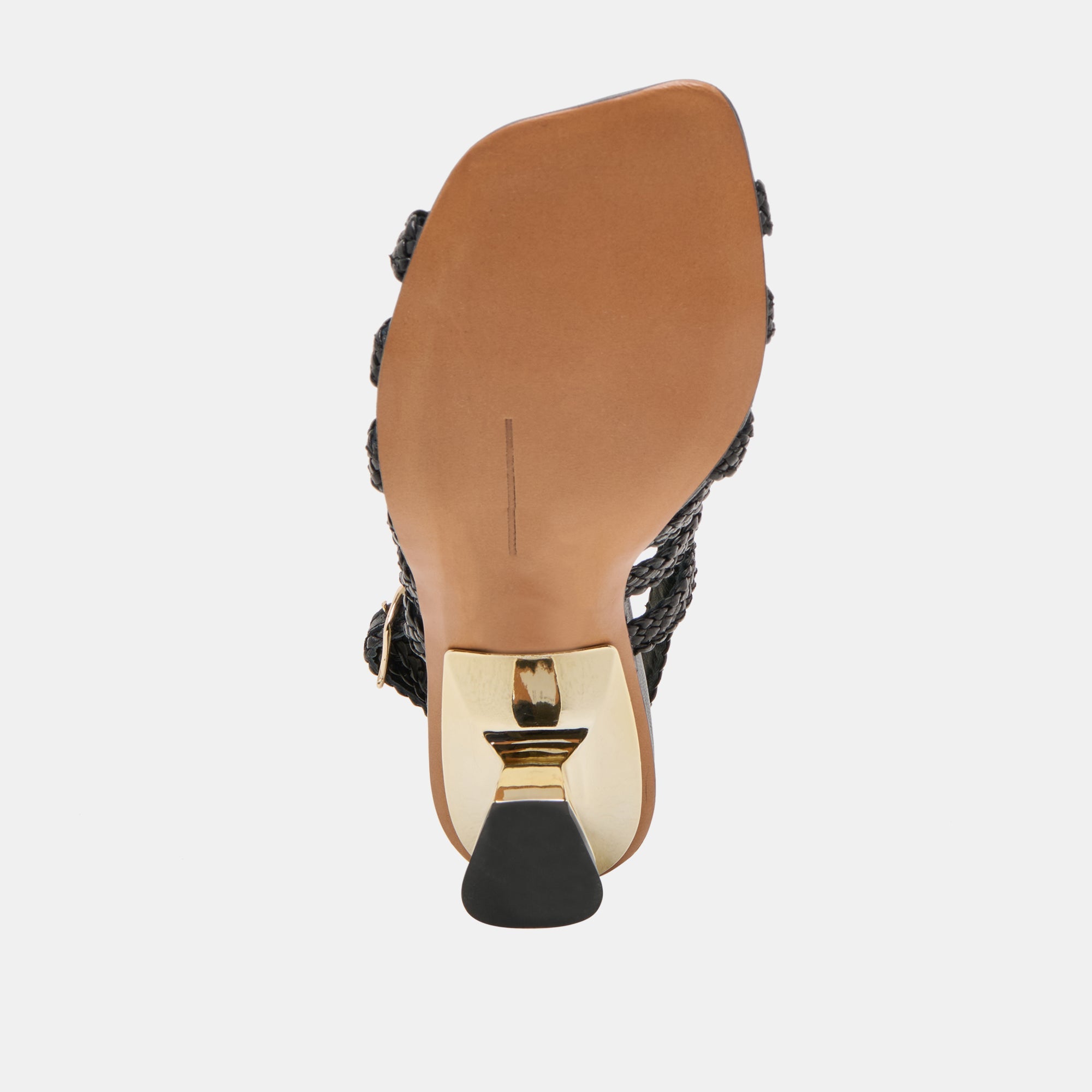 SICILY HEELS BLACK WOVEN LEATHER | Women Dolce Vita