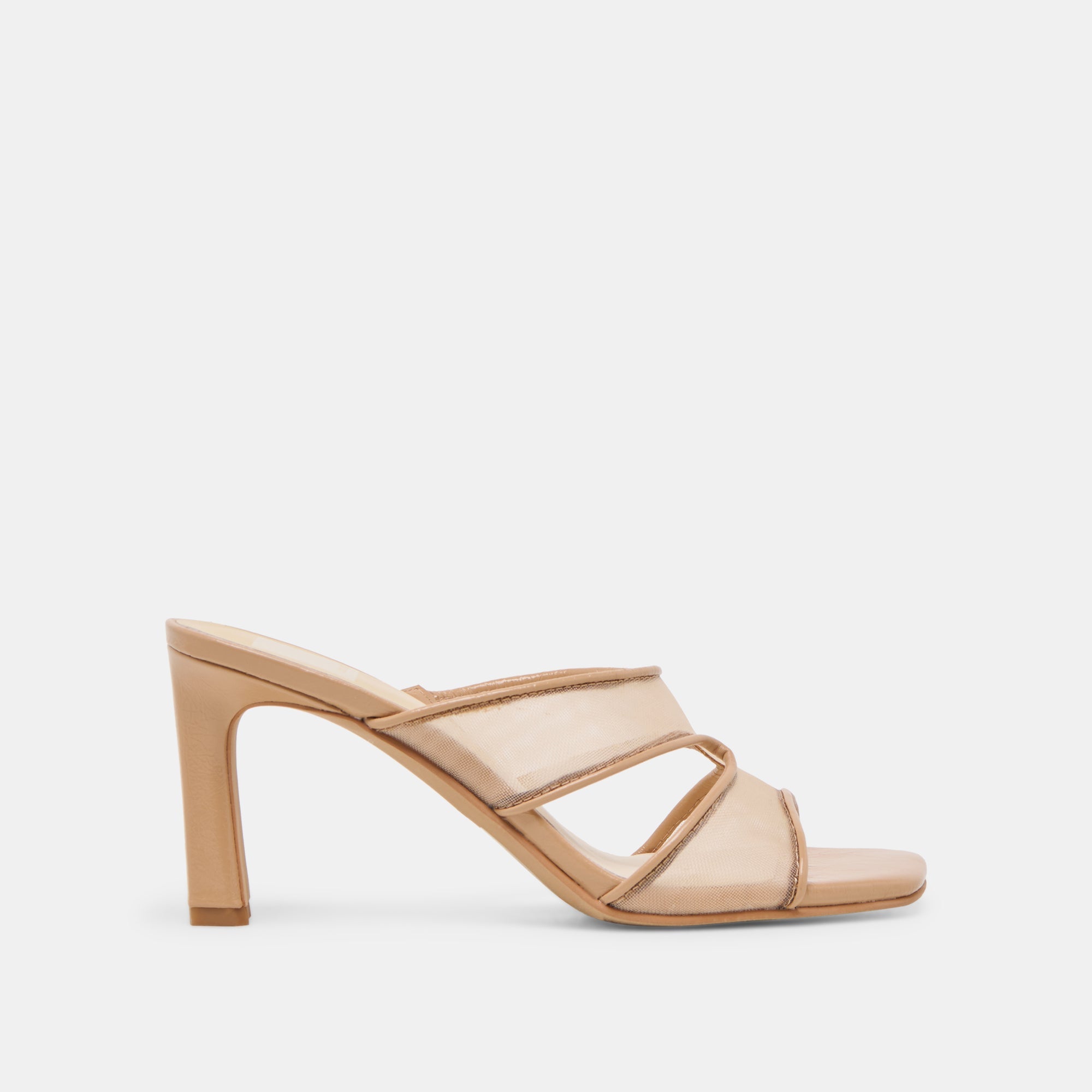 Gitel Light Tan Mesh Heels | Women Dolce Vita