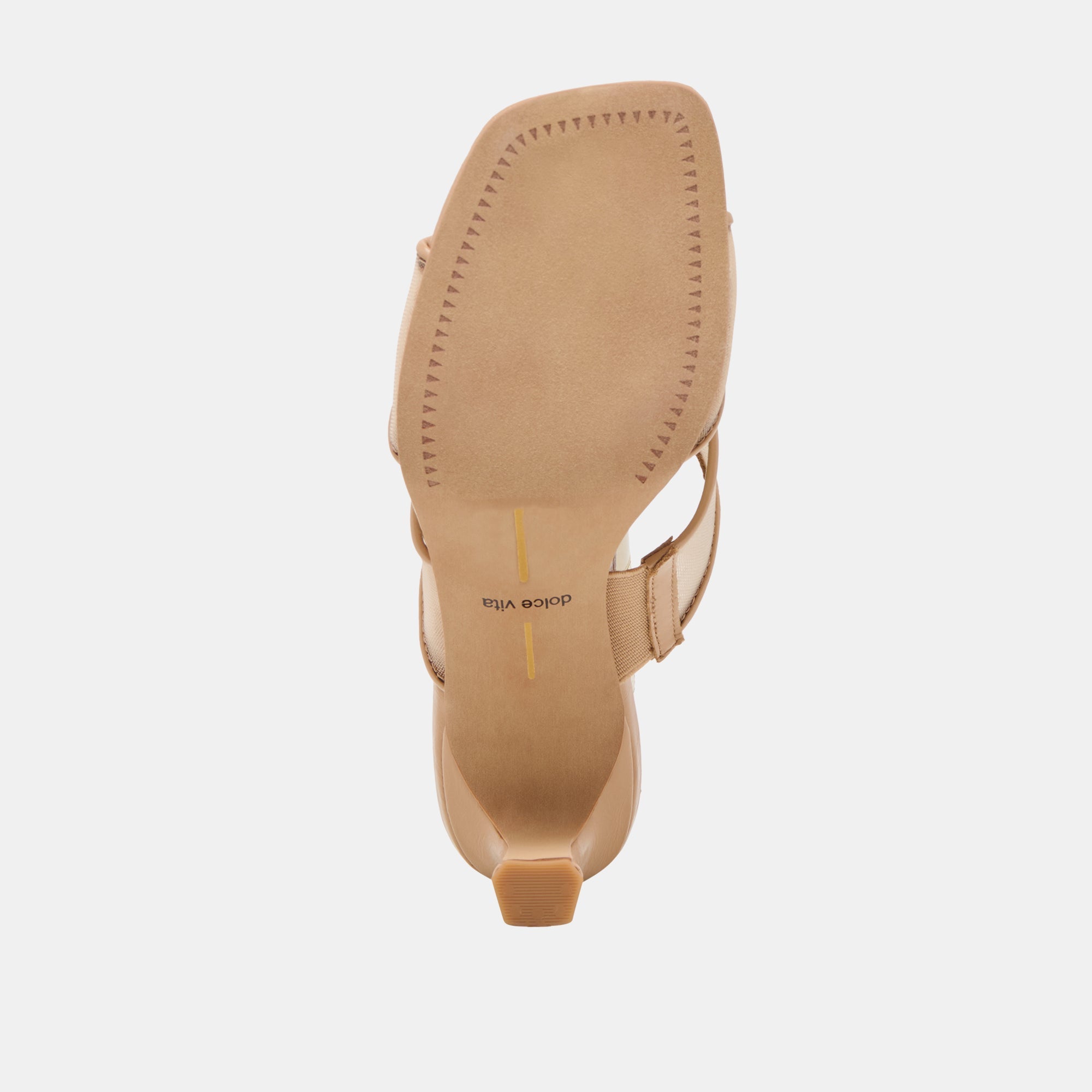 Gitel Light Tan Mesh Heels | Women Dolce Vita
