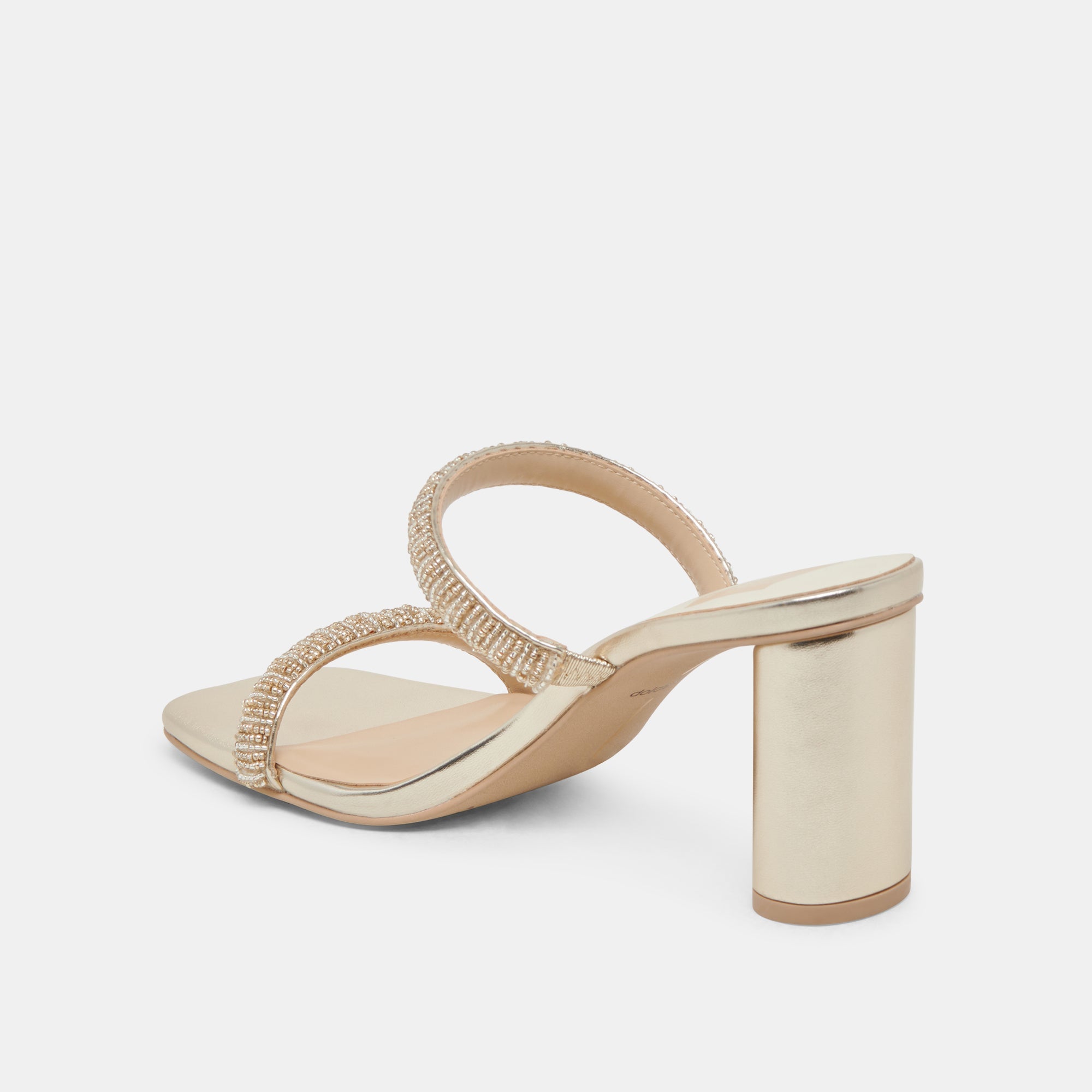 NOLAH HEELS GOLD MULTI BEADS | Dolce Vita Women