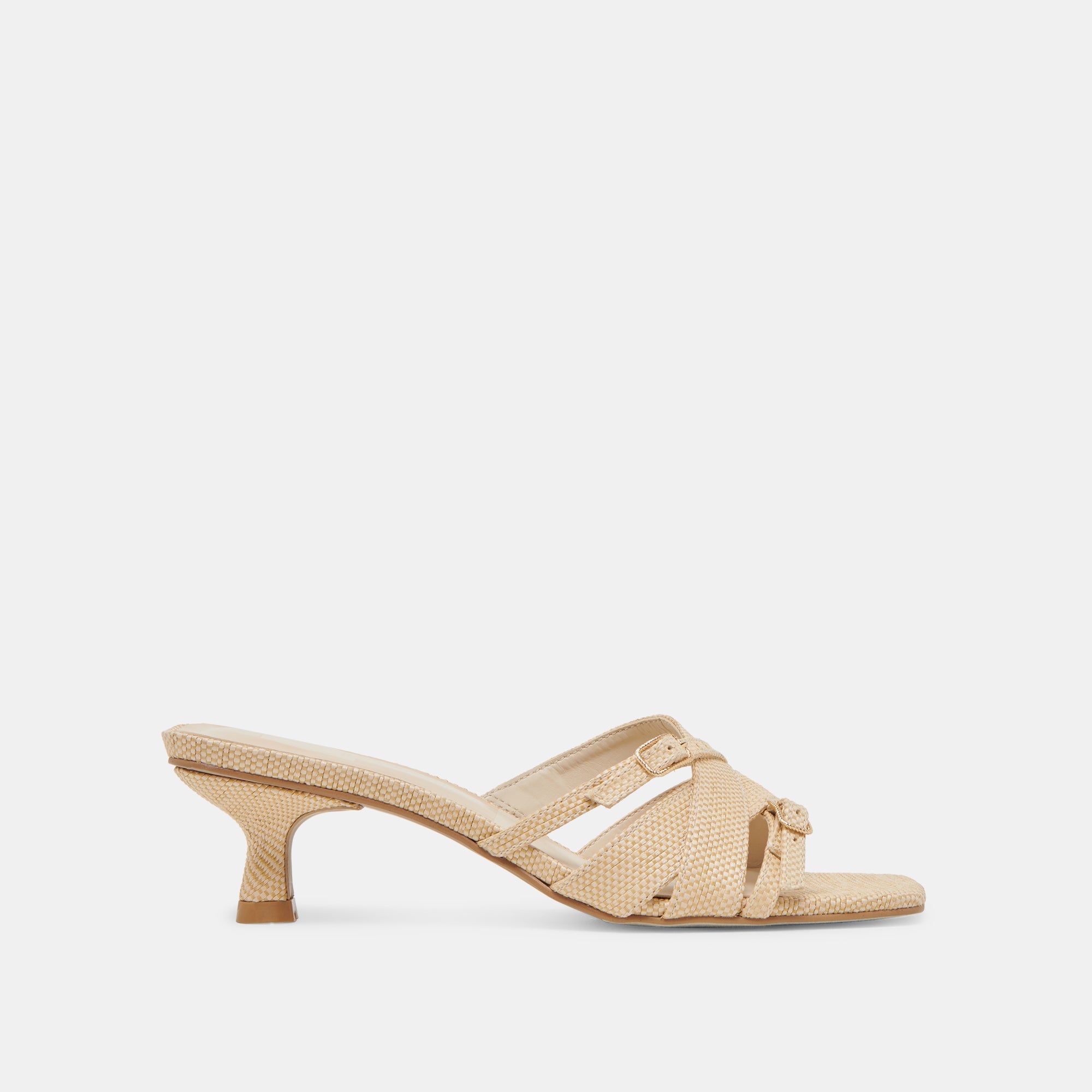 BRYANT HEELS NATURAL WOVEN RAFFIA | Women Dolce Vita