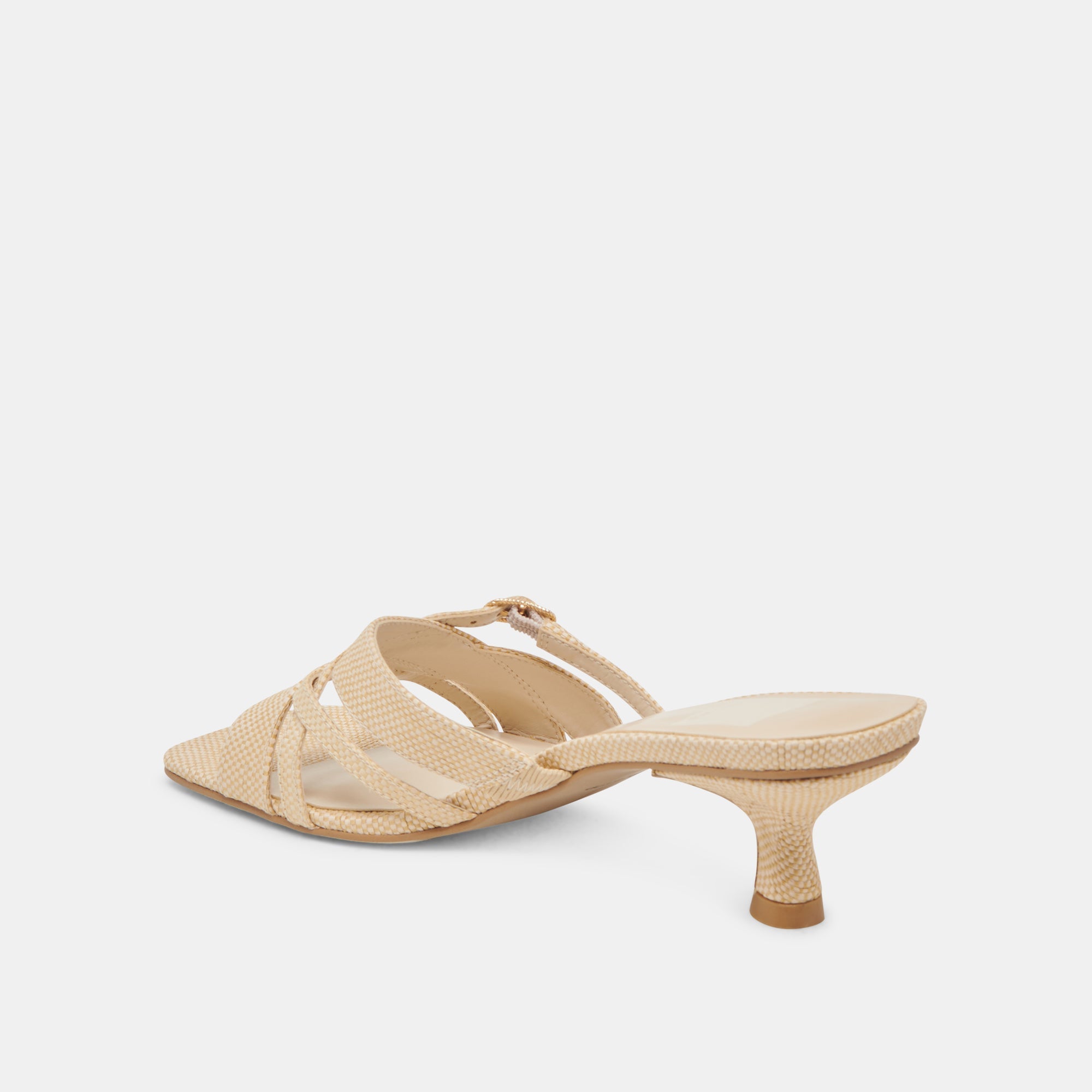 BRYANT HEELS NATURAL WOVEN RAFFIA | Women Dolce Vita