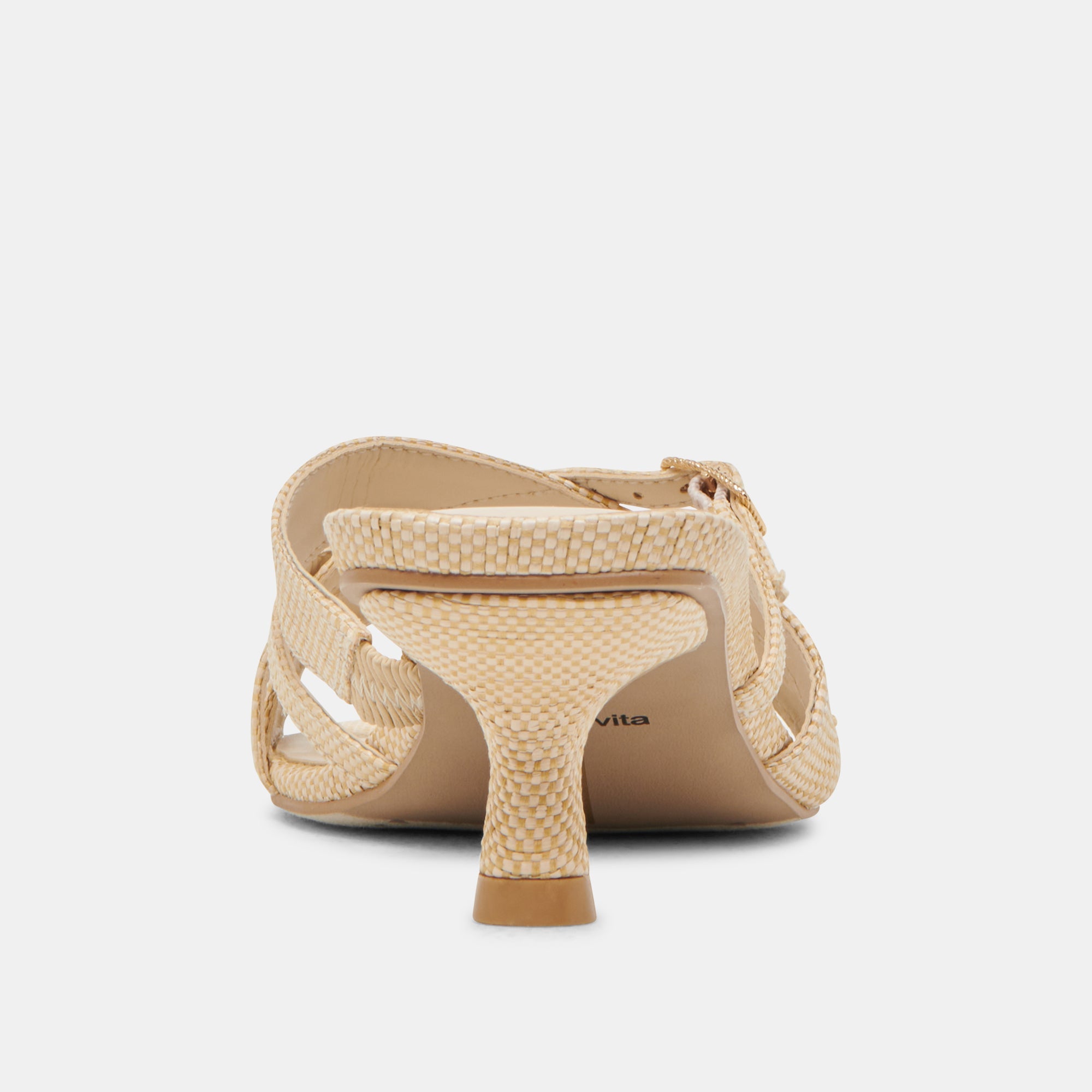 BRYANT HEELS NATURAL WOVEN RAFFIA | Women Dolce Vita