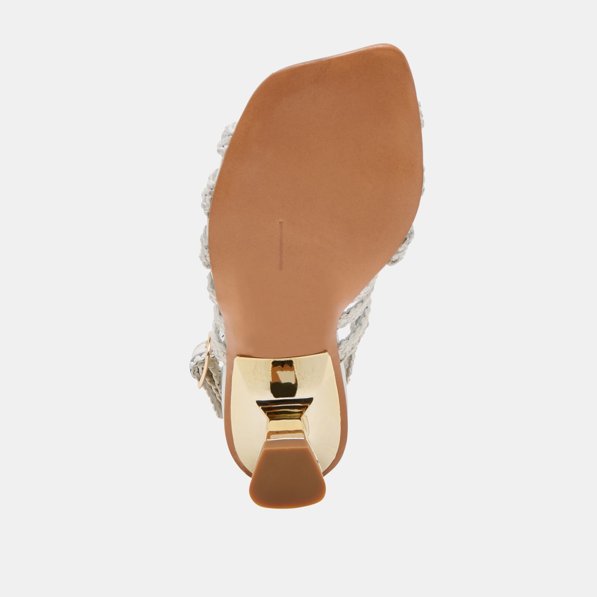 SICILY HEELS WHITE WOVEN LEATHER | Dolce Vita Women