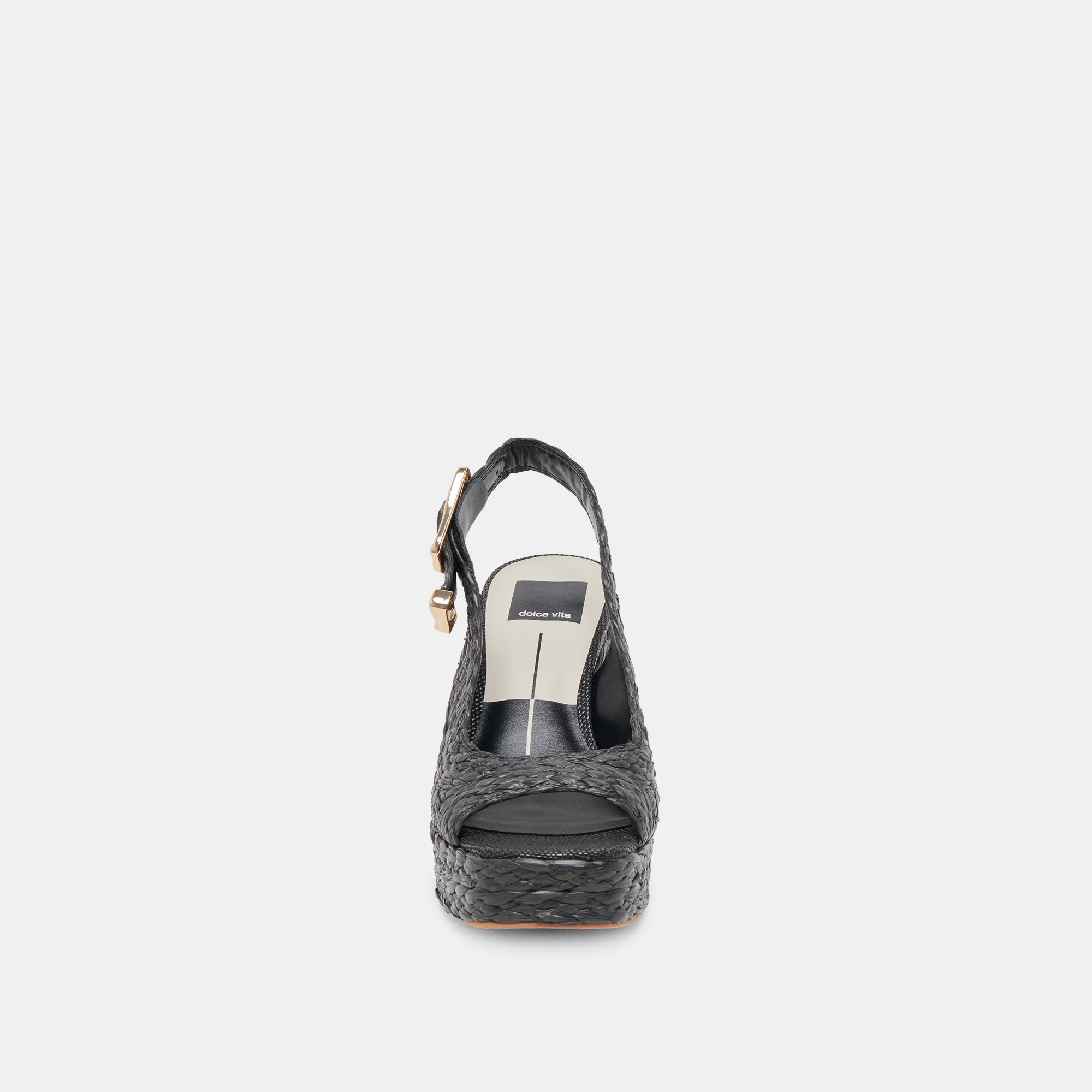 FLORES HEELS ONYX RAFFIA | Women Dolce Vita