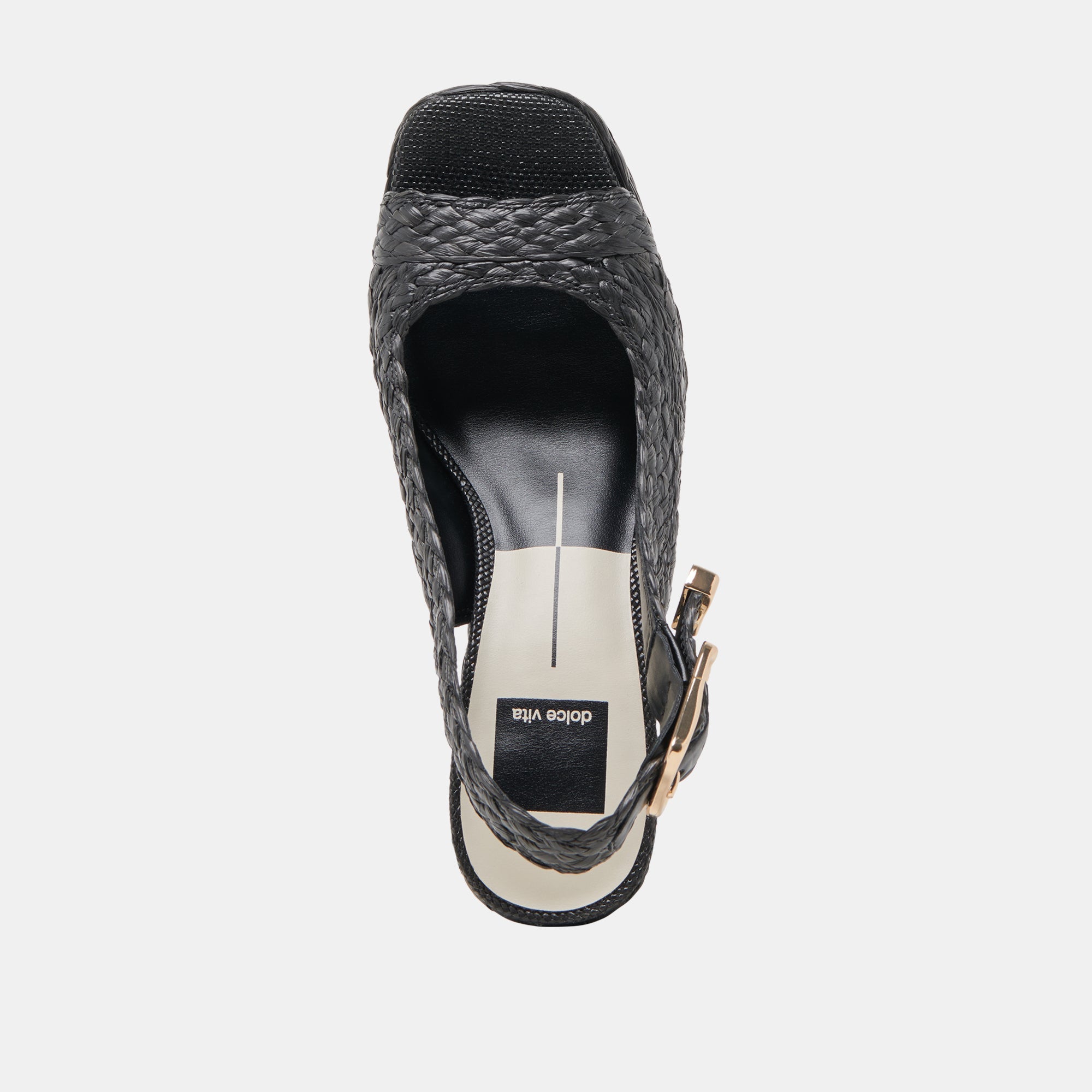 FLORES HEELS ONYX RAFFIA | Women Dolce Vita