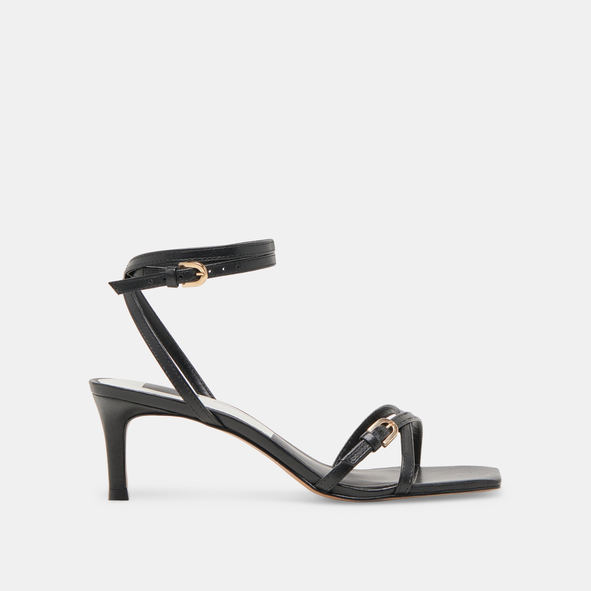 BAMBY HEELS BLACK LEATHER | Dolce Vita Women