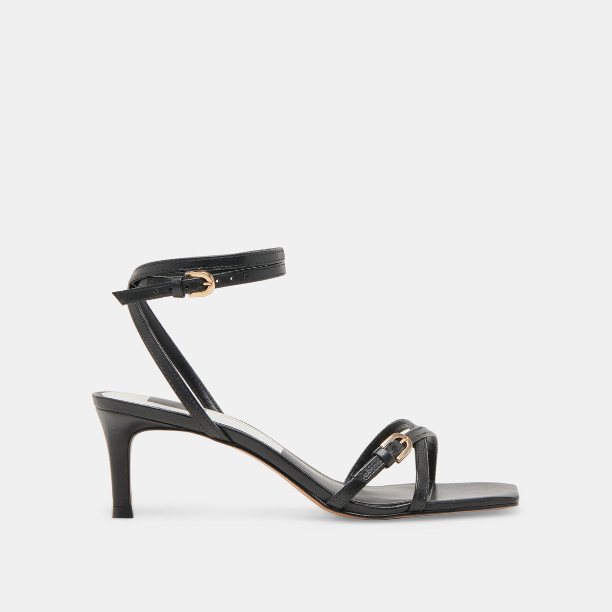 BAMBY HEELS BLACK LEATHER | Dolce Vita Women