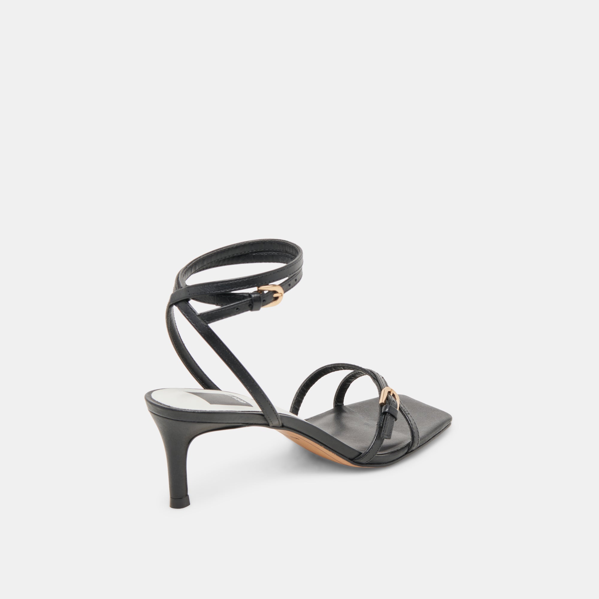 BAMBY HEELS BLACK LEATHER | Dolce Vita Women