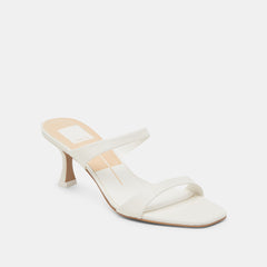 Genora White Leather Heels | Dolce Vita Women