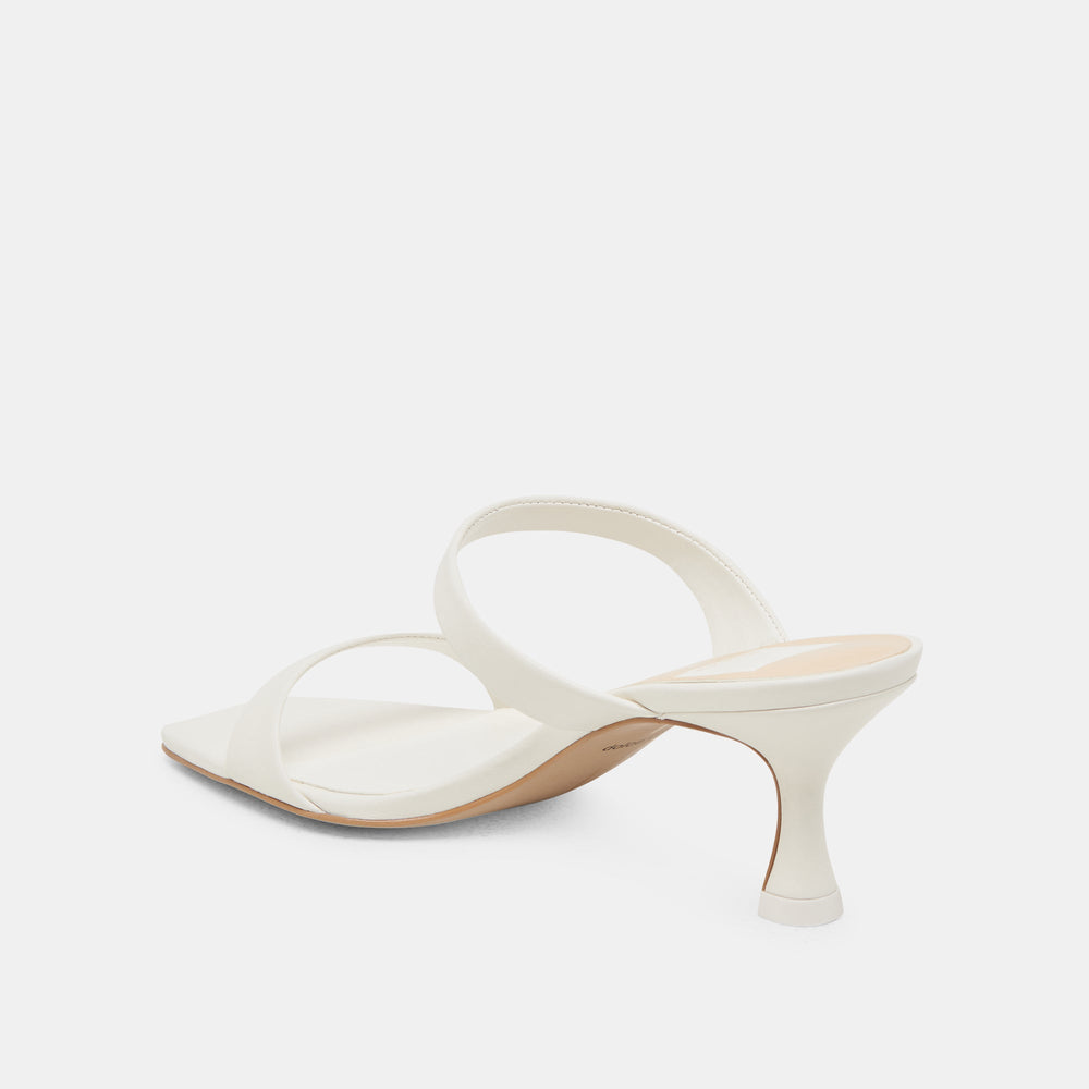 Genora White Leather Heels | Dolce Vita Women