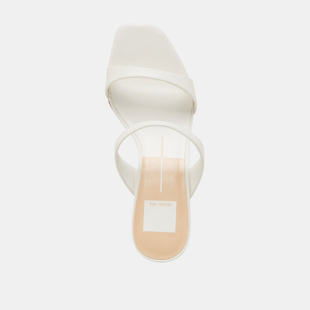 Genora White Leather Heels | Dolce Vita Women