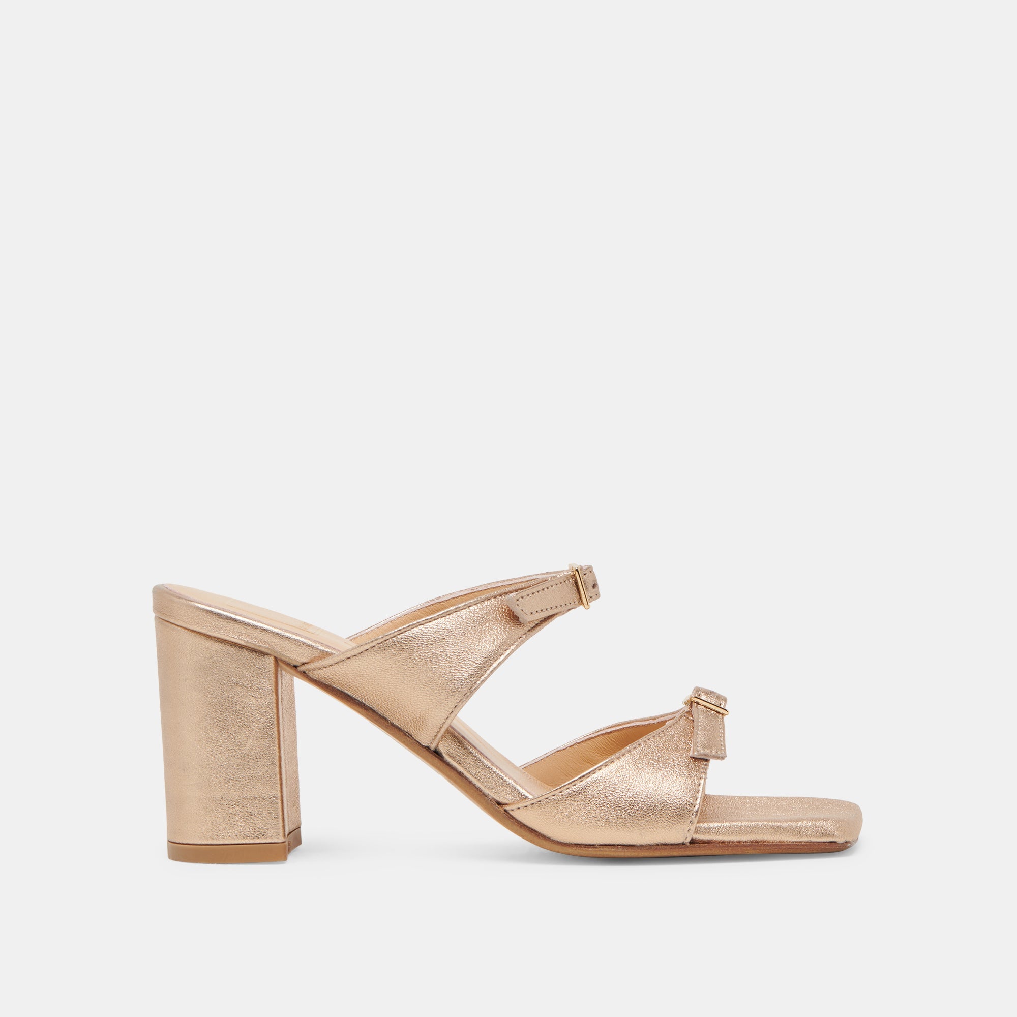 SHANE HEELS GOLD METALLIC LEATHER | Women Dolce Vita