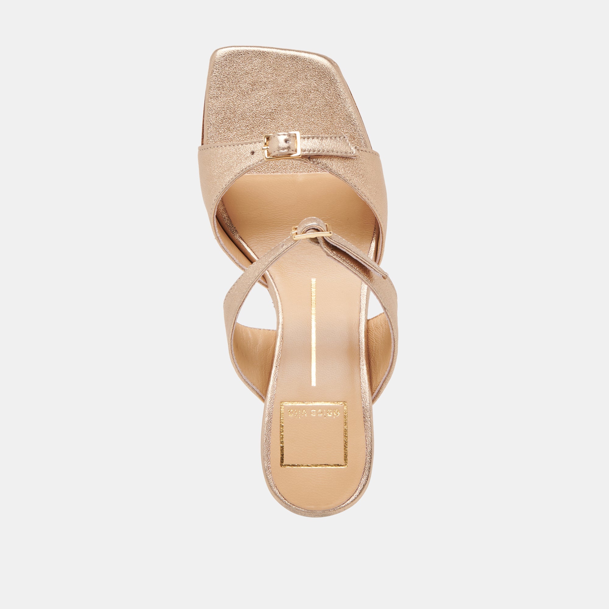 SHANE HEELS GOLD METALLIC LEATHER | Women Dolce Vita
