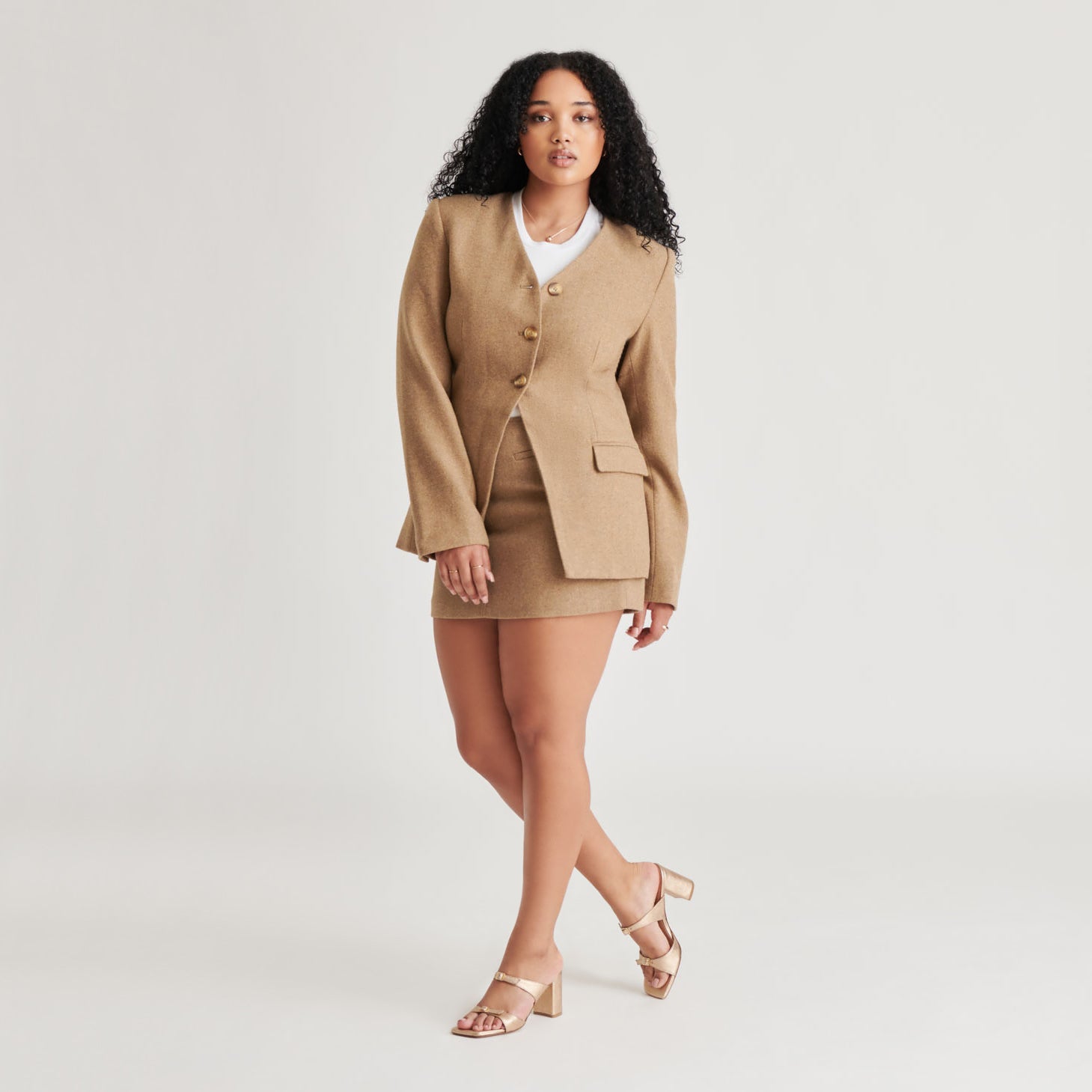 SHANE HEELS GOLD METALLIC LEATHER | Women Dolce Vita