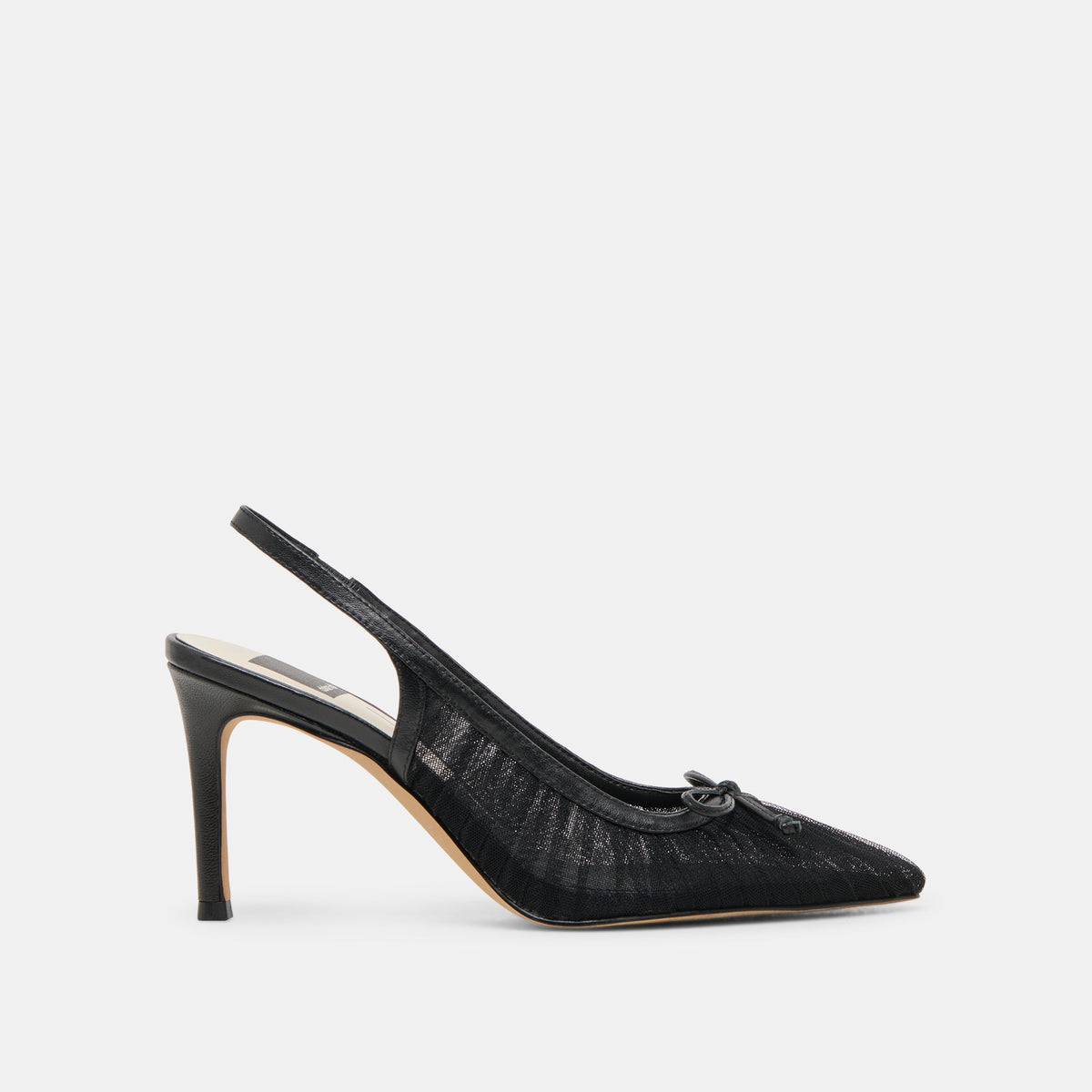 Yela Black Tulle Heels | Women Dolce Vita