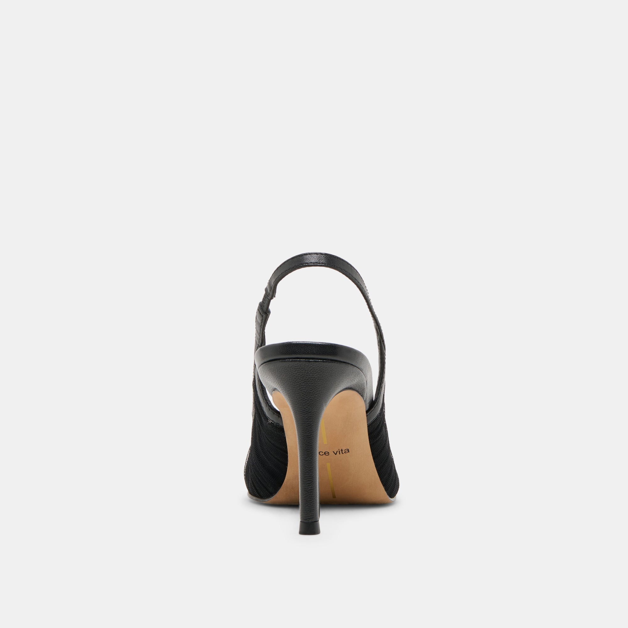 Yela Black Tulle Heels | Women Dolce Vita