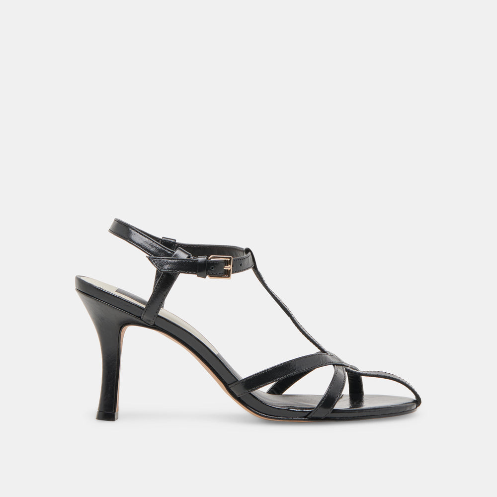 LIANE HEELS MIDNIGHT CRINKLE PATENT | Dolce Vita Women