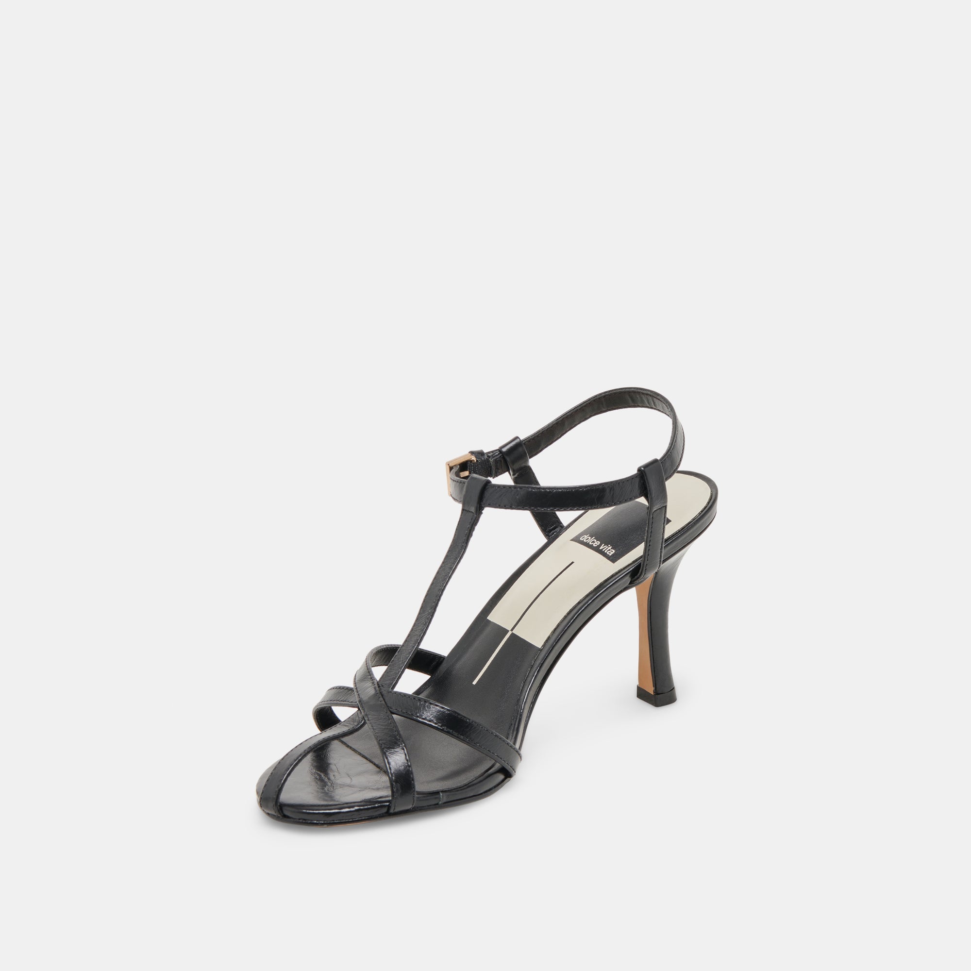 LIANE HEELS MIDNIGHT CRINKLE PATENT | Dolce Vita Women