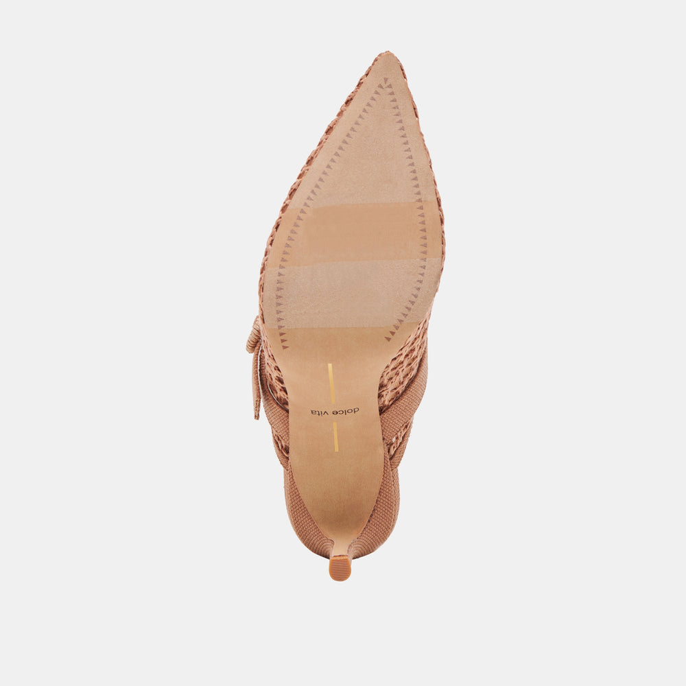 KEEKEE HEELS SADDLE WOVEN RAFFIA | Women Dolce Vita