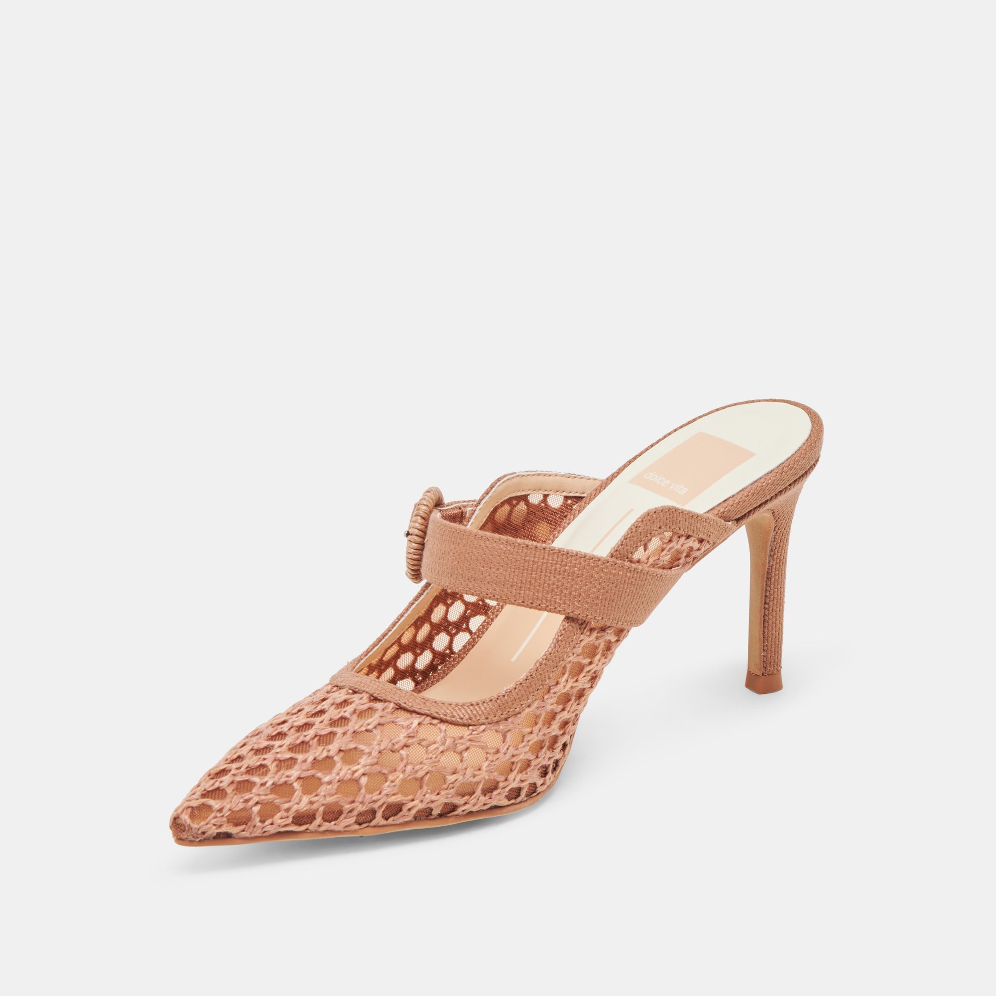 KEEKEE HEELS SADDLE WOVEN RAFFIA | Women Dolce Vita