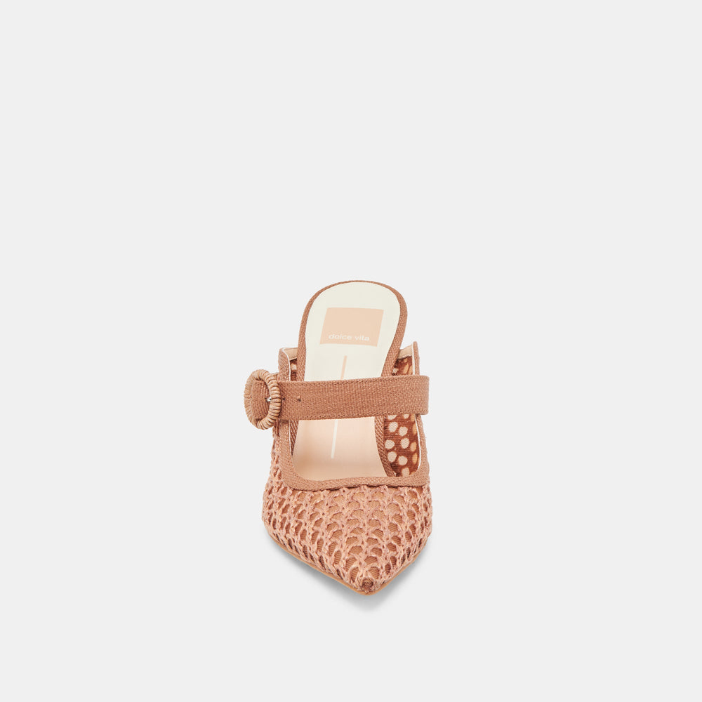KEEKEE HEELS SADDLE WOVEN RAFFIA | Women Dolce Vita