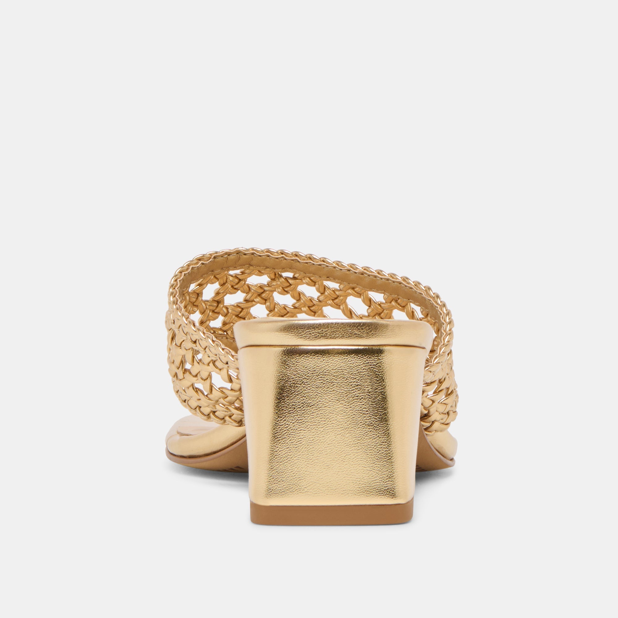 Barlo Gold Woven Stella Heels | Dolce Vita Women