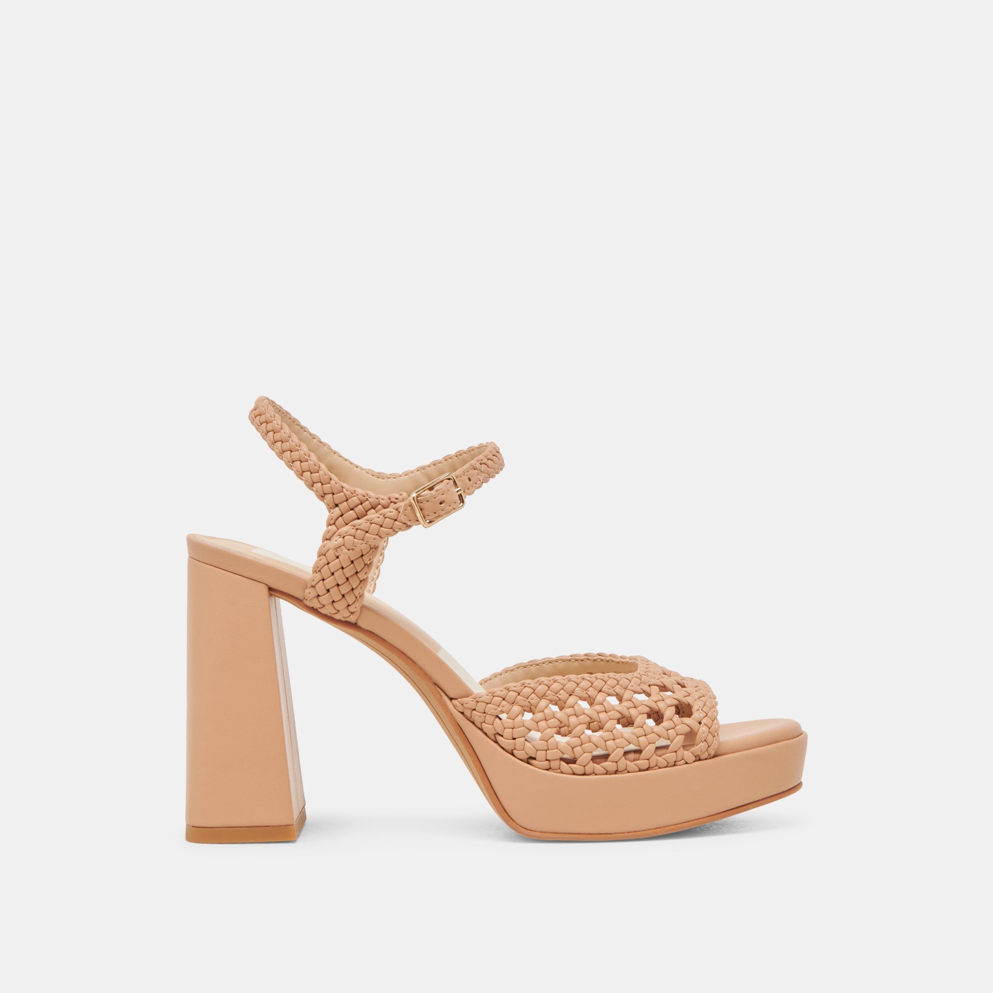 PEYTEN WIDE HEELS CAFE WOVEN STELLA | Women Dolce Vita