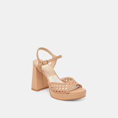 PEYTEN WIDE HEELS CAFE WOVEN STELLA | Women Dolce Vita